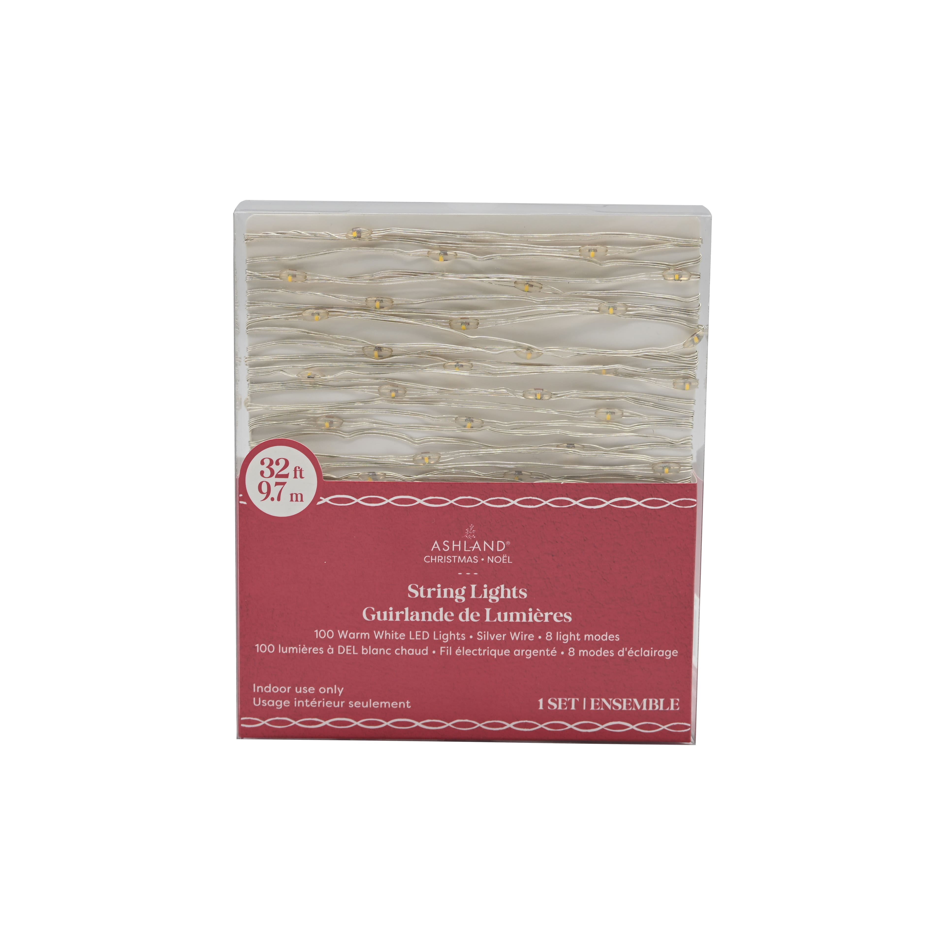 100ct. Warm White LED String Lights by Ashland&#xAE;