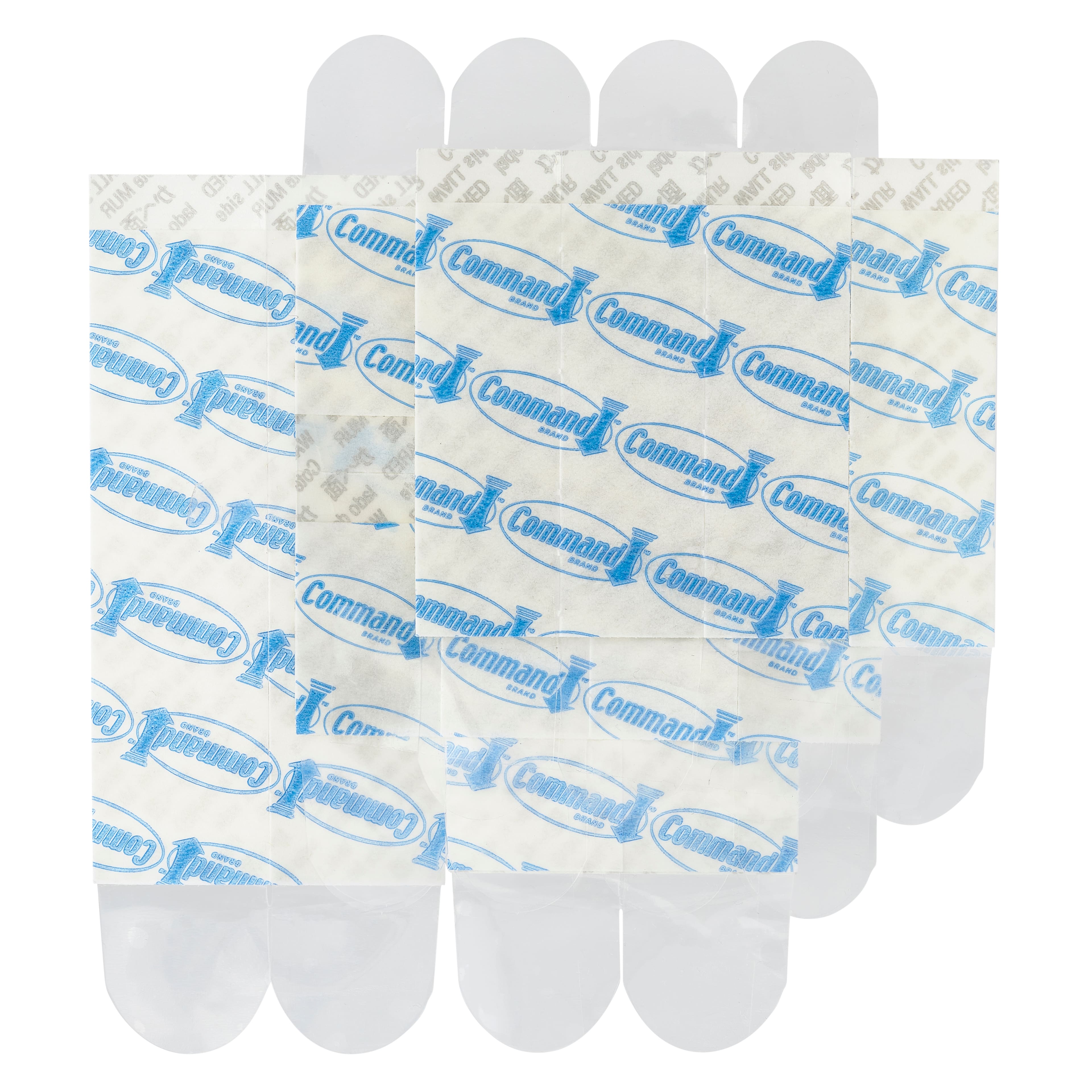 Command .5 lb. - 1 lb. Small Clear Refill Strips (16 Strips) 17022CLR-16ES  - The Home Depot
