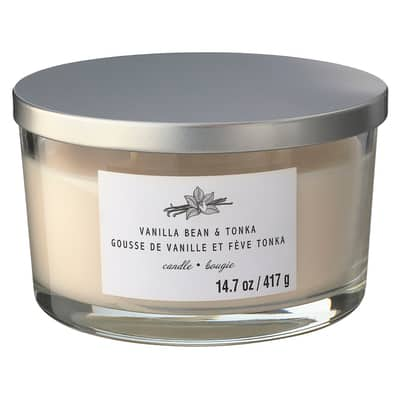 Vanilla Bean & Tonka 3-Wick Jar Candle by Ashland® | Michaels