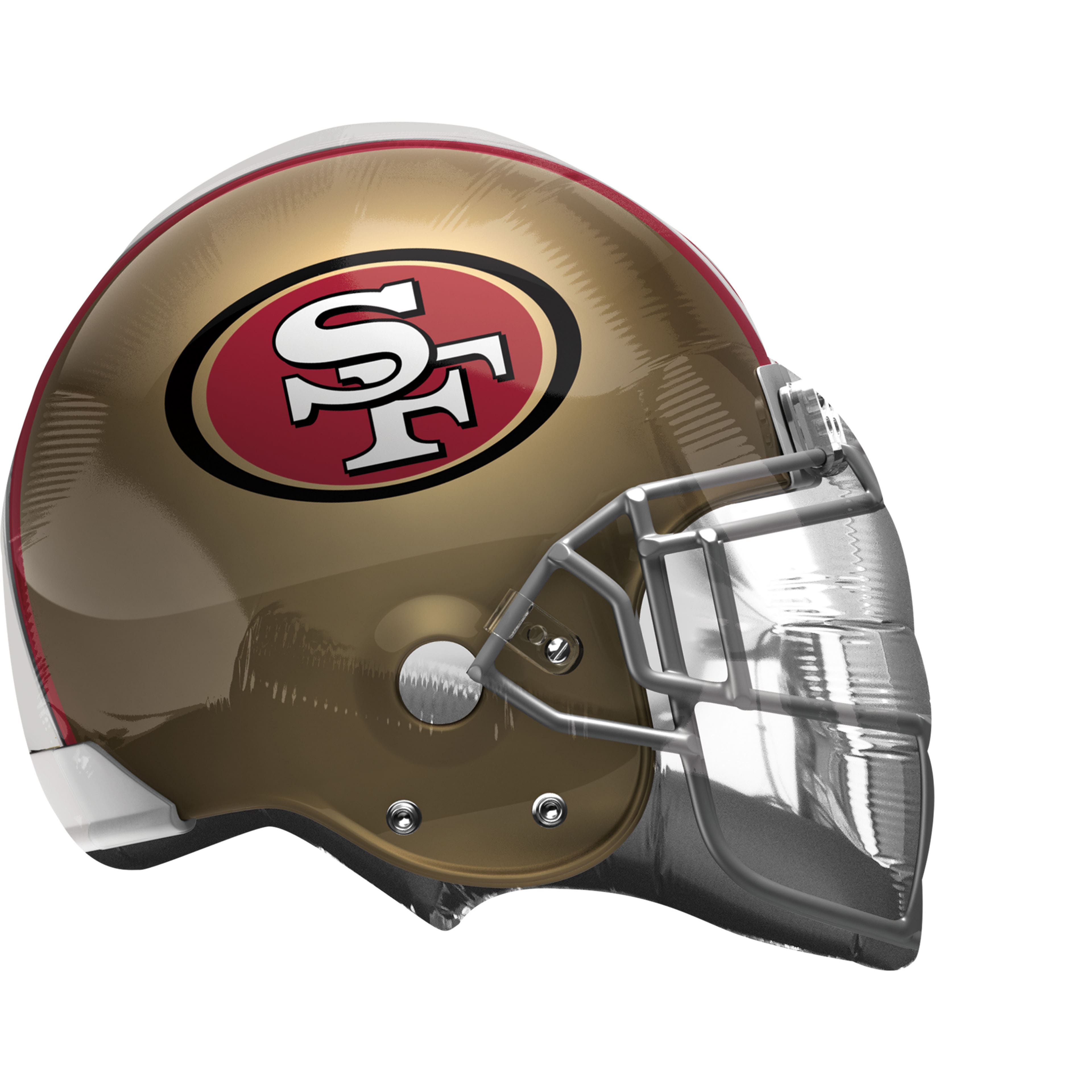 21&#x22; San Francisco 49ers Helmet Foil Balloon