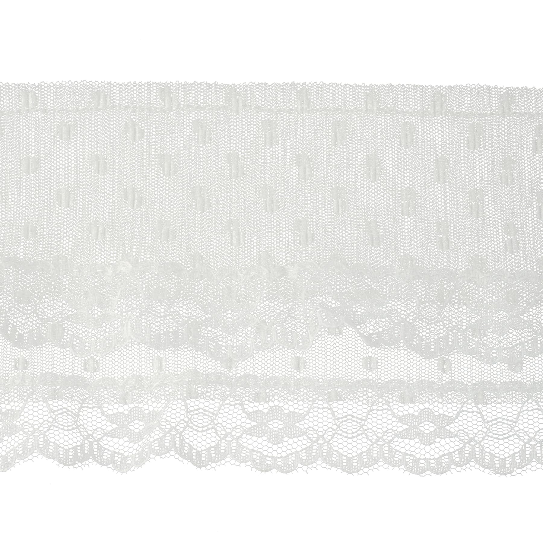 4.5&#x22; White Floral Lace Trim by Celebrate It&#xAE;