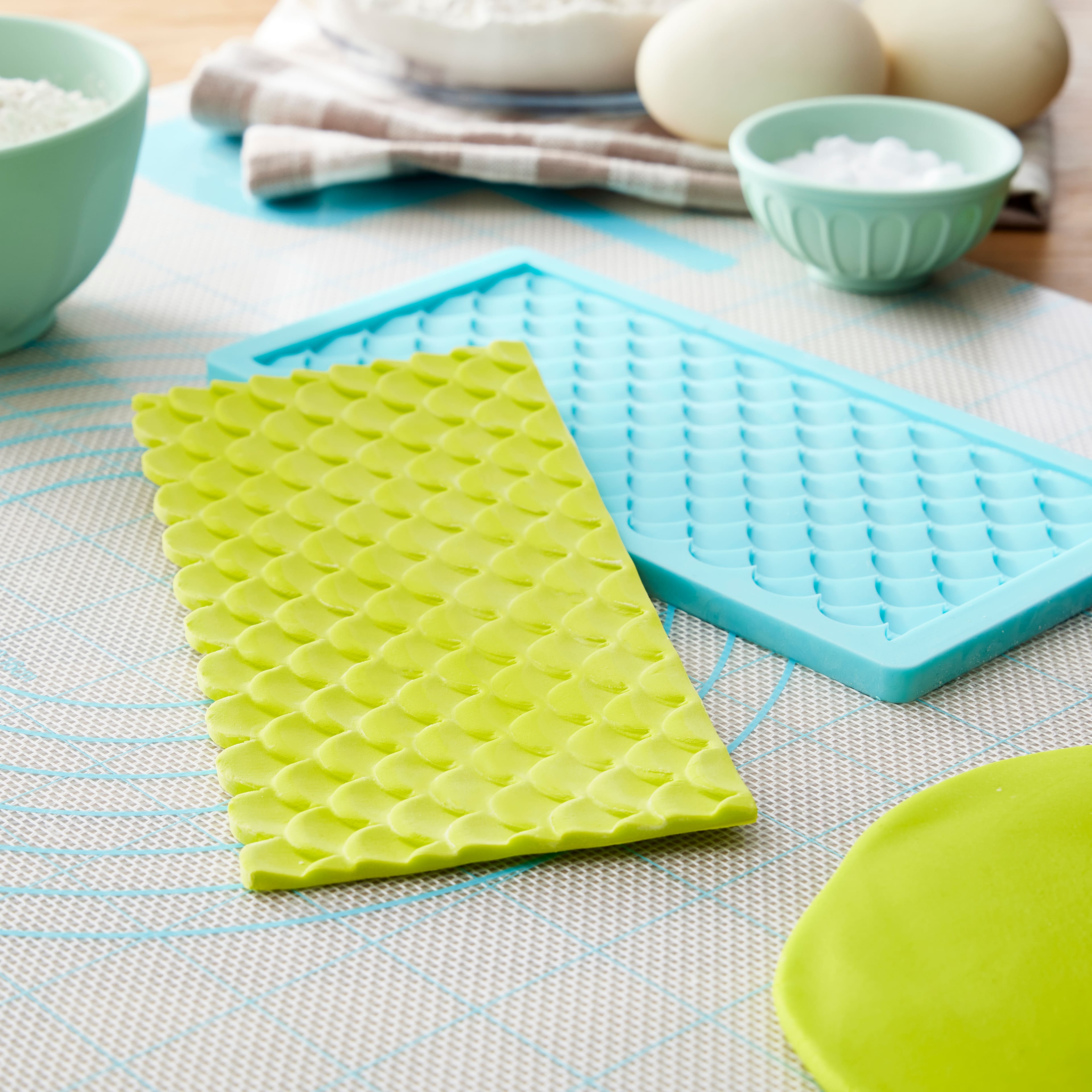 Scales Pattern Silicone Fondant Mold by Celebrate It&#xAE;
