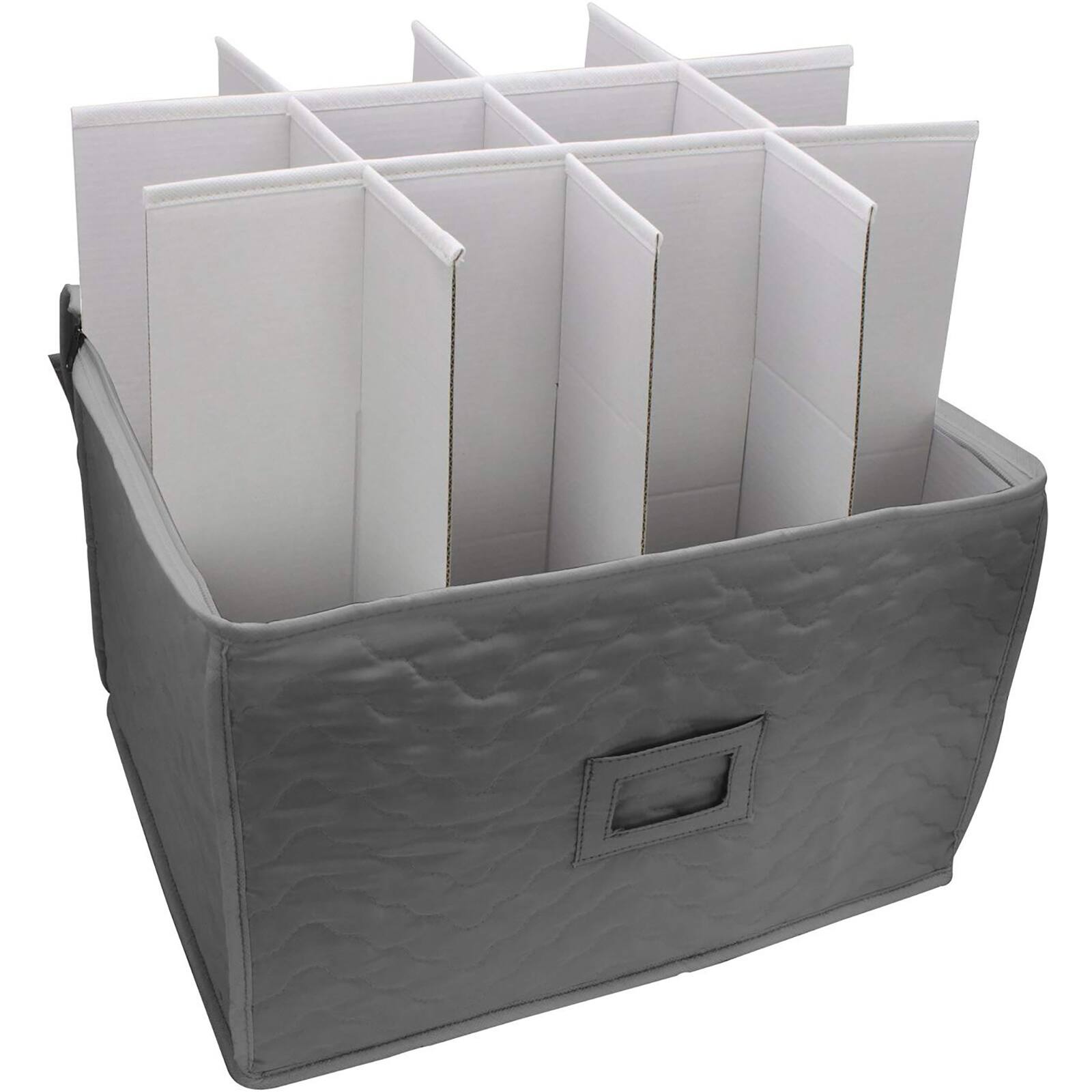 15" Sorbus Deluxe Stemware Storage Chest