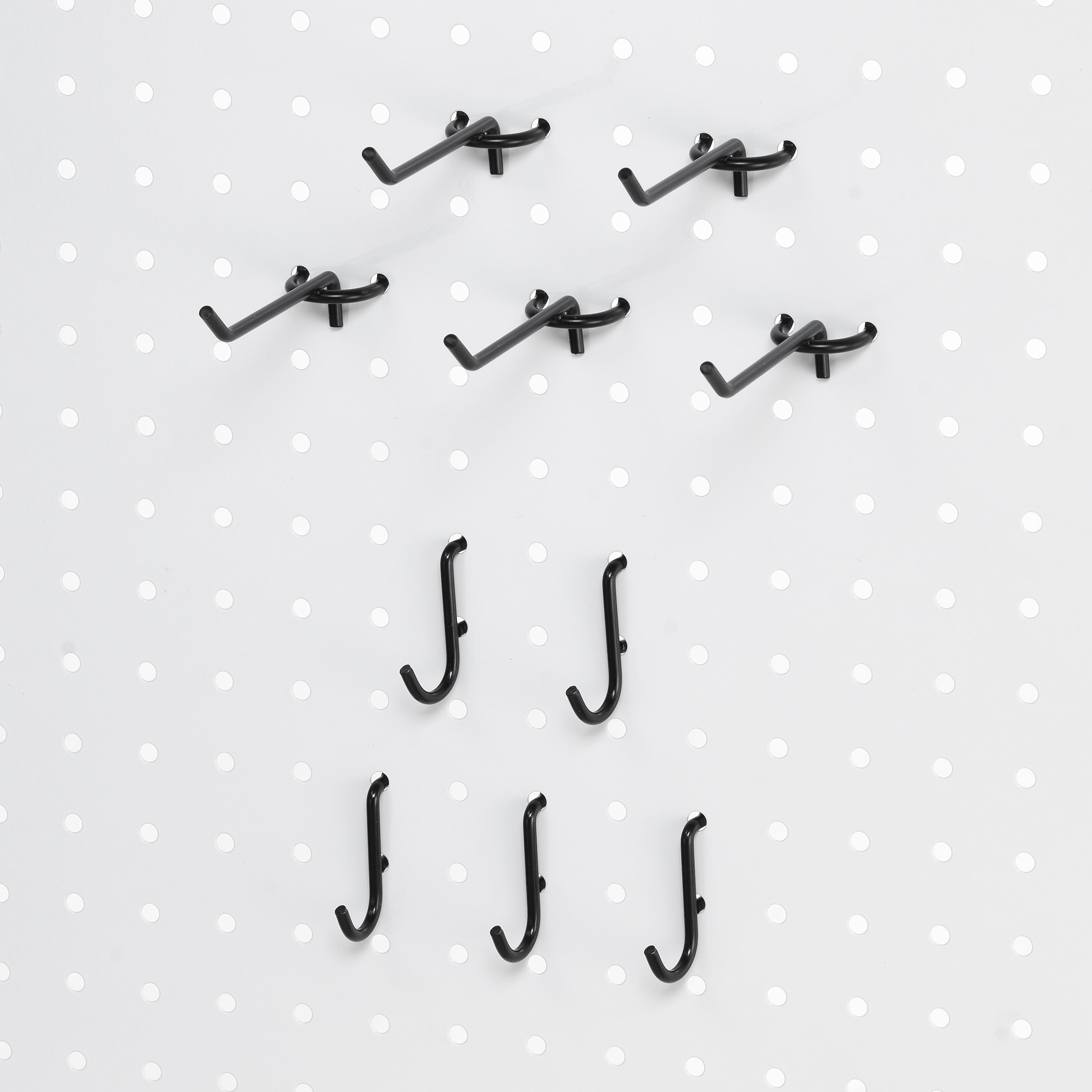 Black Pegboard J-Hooks By Simply Tidy, 5Ct. | Michaels