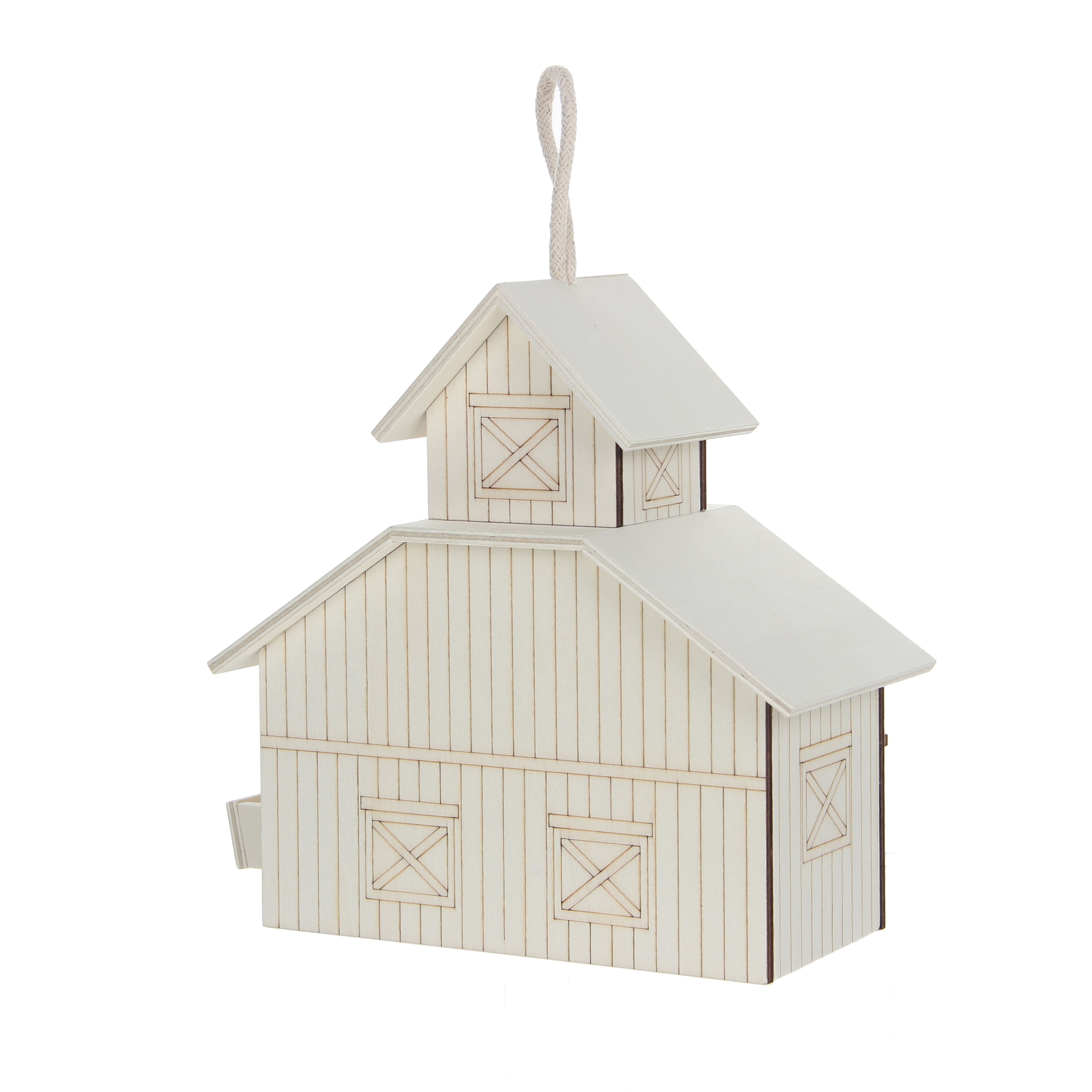8.5&#x22; Barn Plywood Birdhouse by Make Market&#xAE;