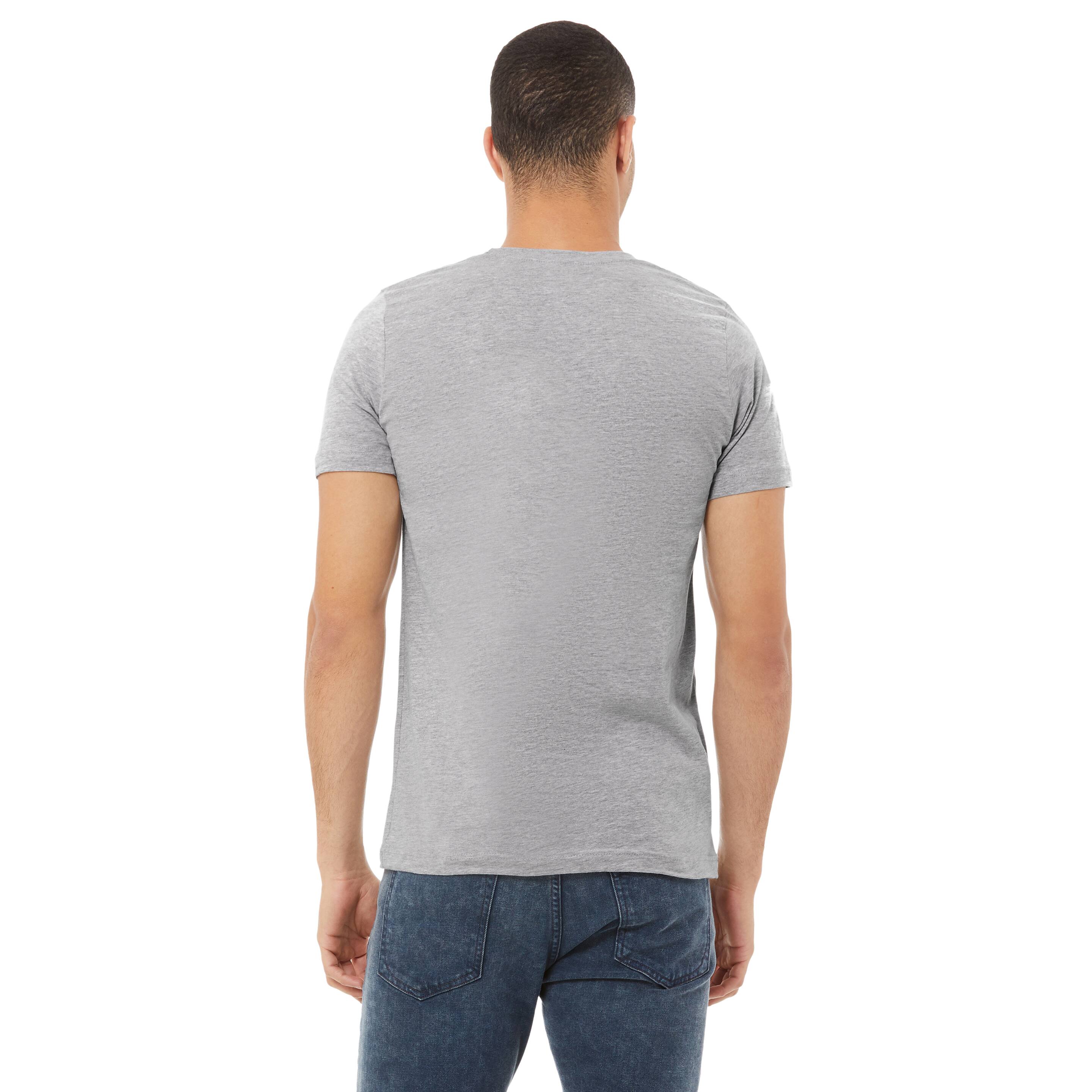 white heathered t shirt