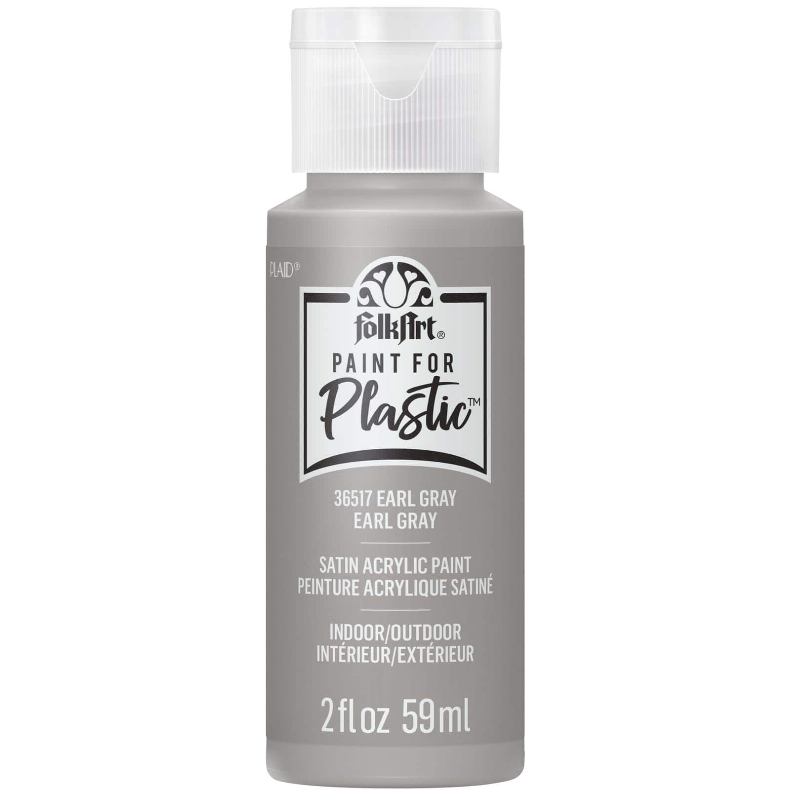 FolkArt &#xAE; Paint For Plastic&#x2122; Satin Acrylic Paint