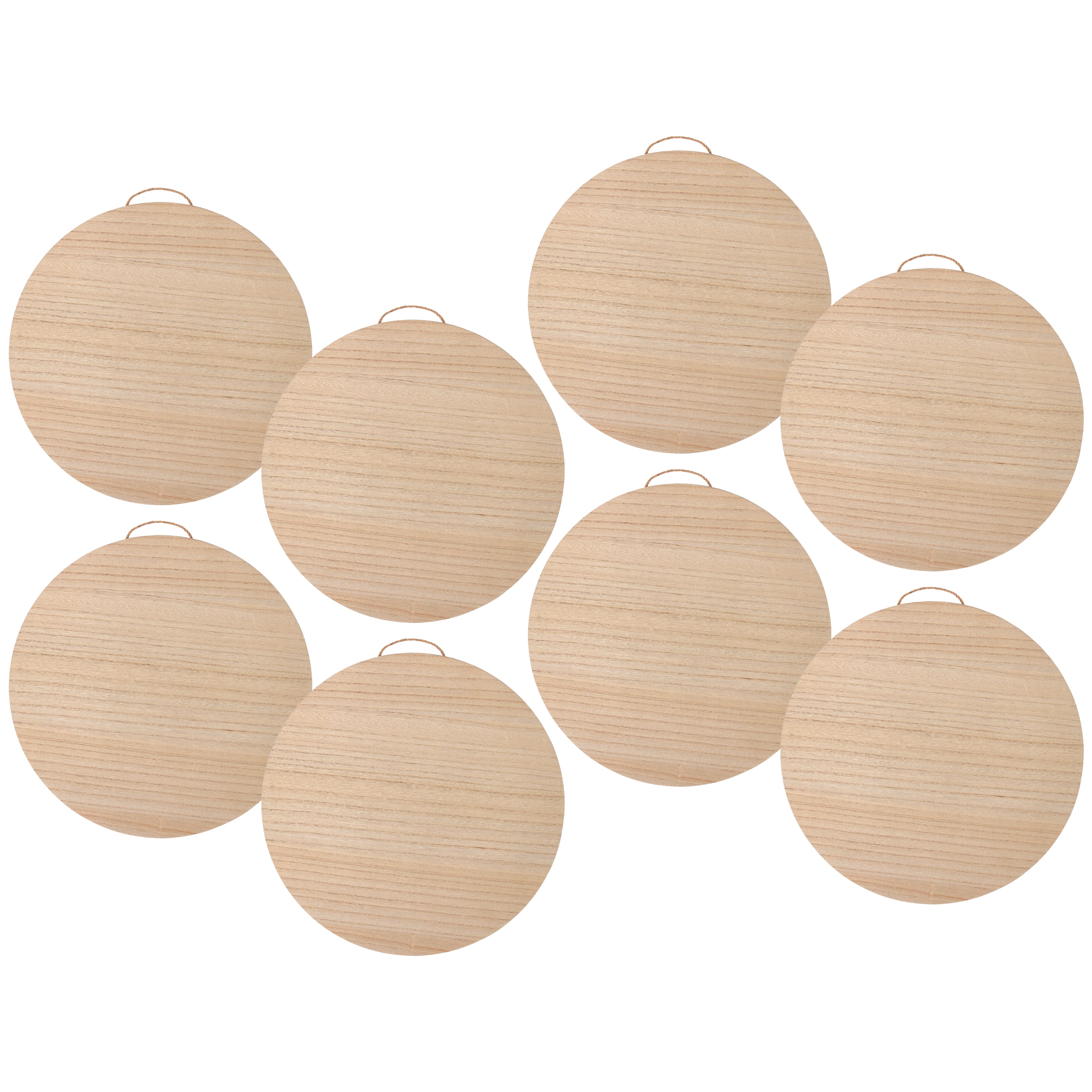 Wood Rectangle Plaque 12 inch, Pack of 12 Wood Plaques for Crafts