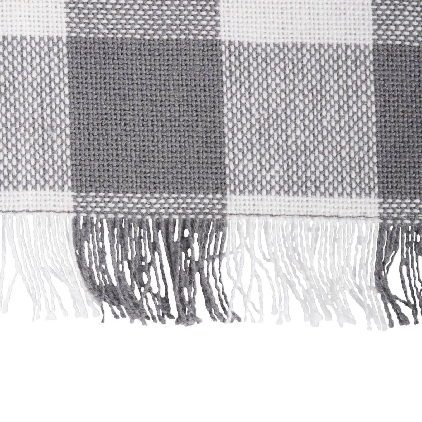 DII® Gray Heavyweight Fringed Dishtowel Set