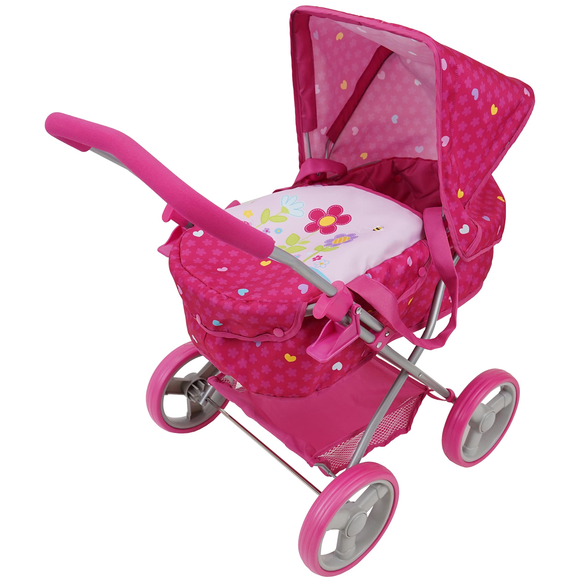 509 Crew Garden Doll Pram with Large Canopy