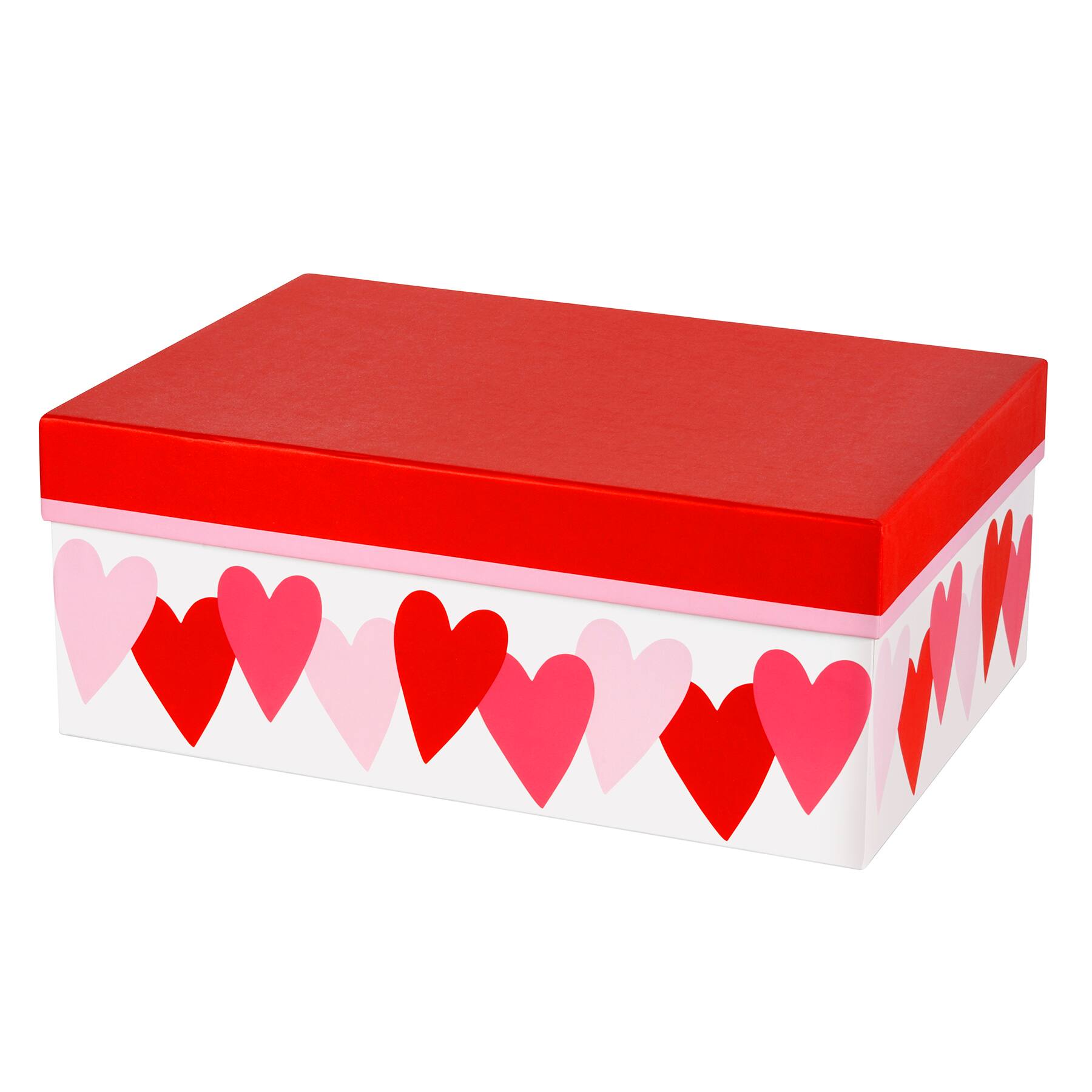 Red & White Hearts Photo Box by Simply Tidy™ | Michaels