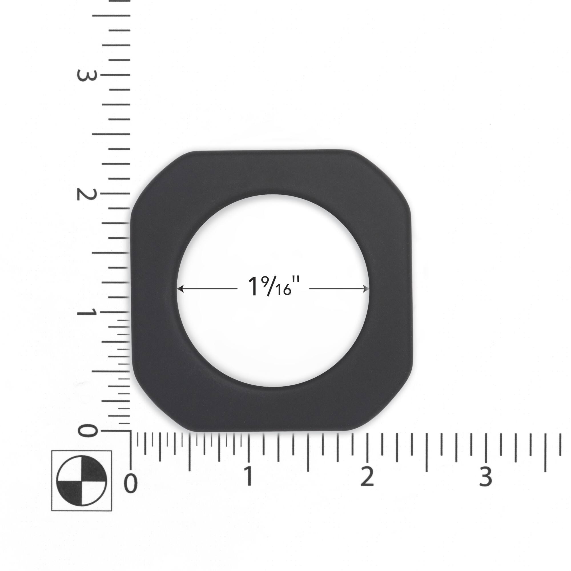 Dritz® Home Matte Black 1.562" Square Curtain Grommets, 8ct.