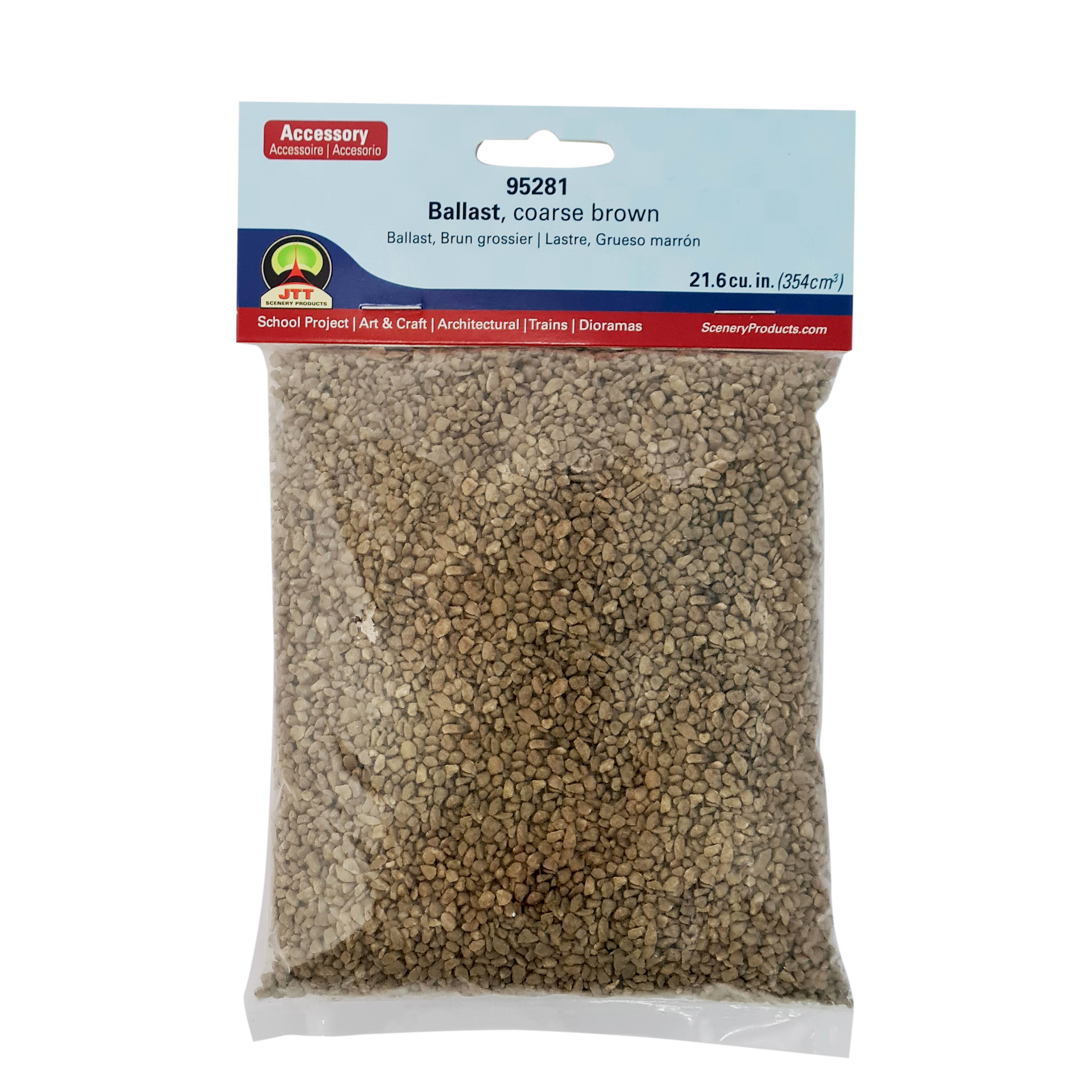 JTT Scenery Products Coarse Brown Ballast
