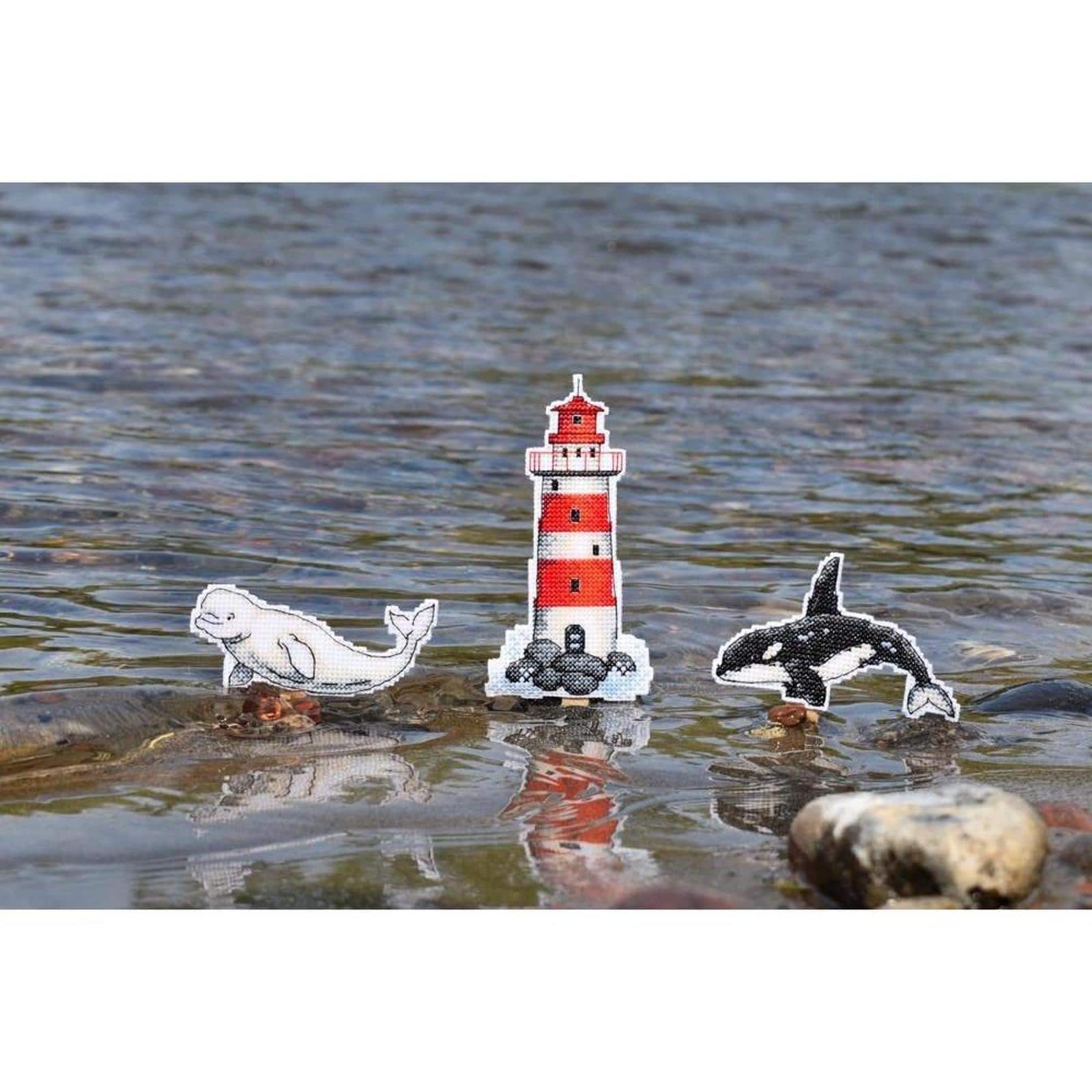 MP Studia Sea Story Plastic Canvas Counted Cross Stitch Kit