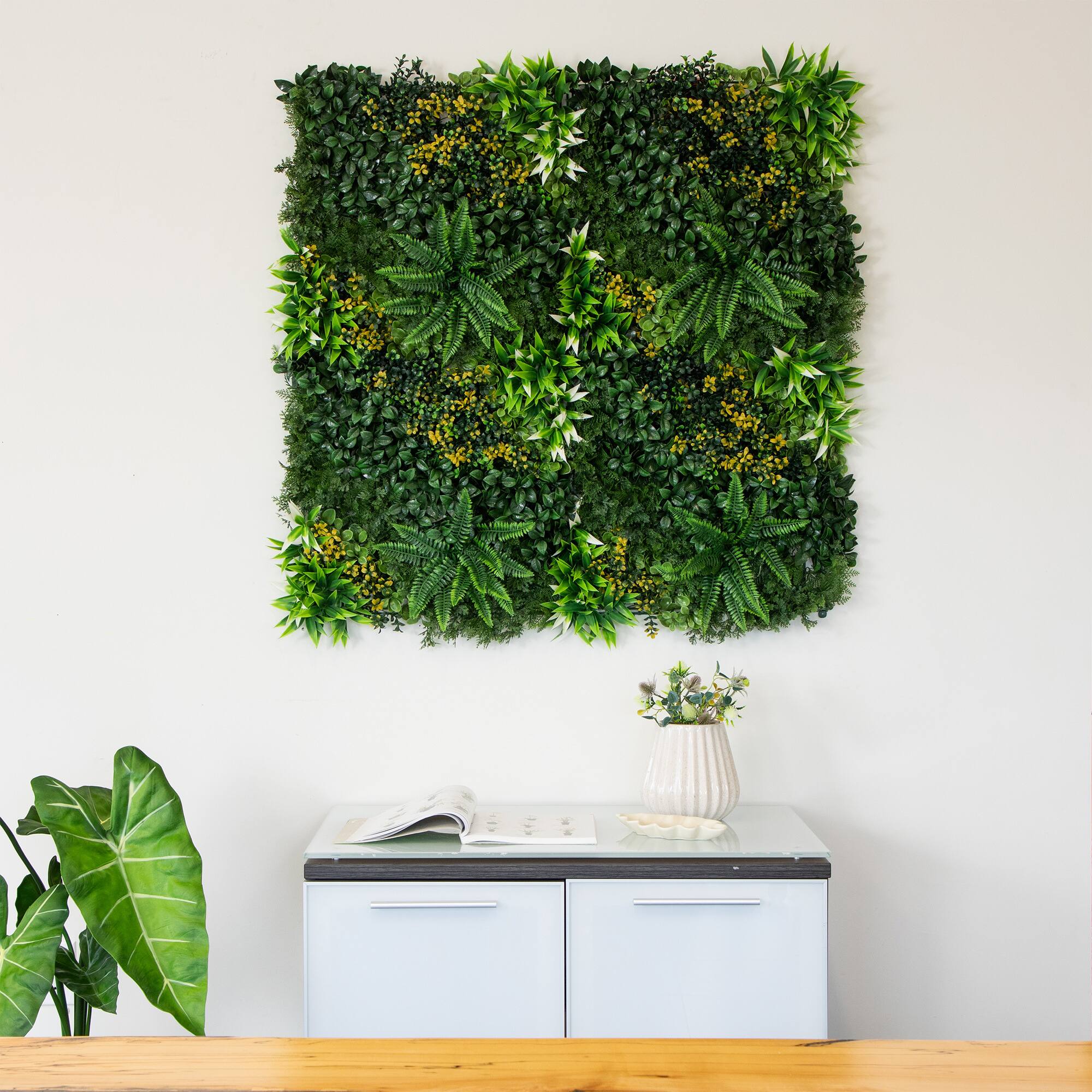 40&#x22; Hawaiian Islands Artificial Living Wall Panel