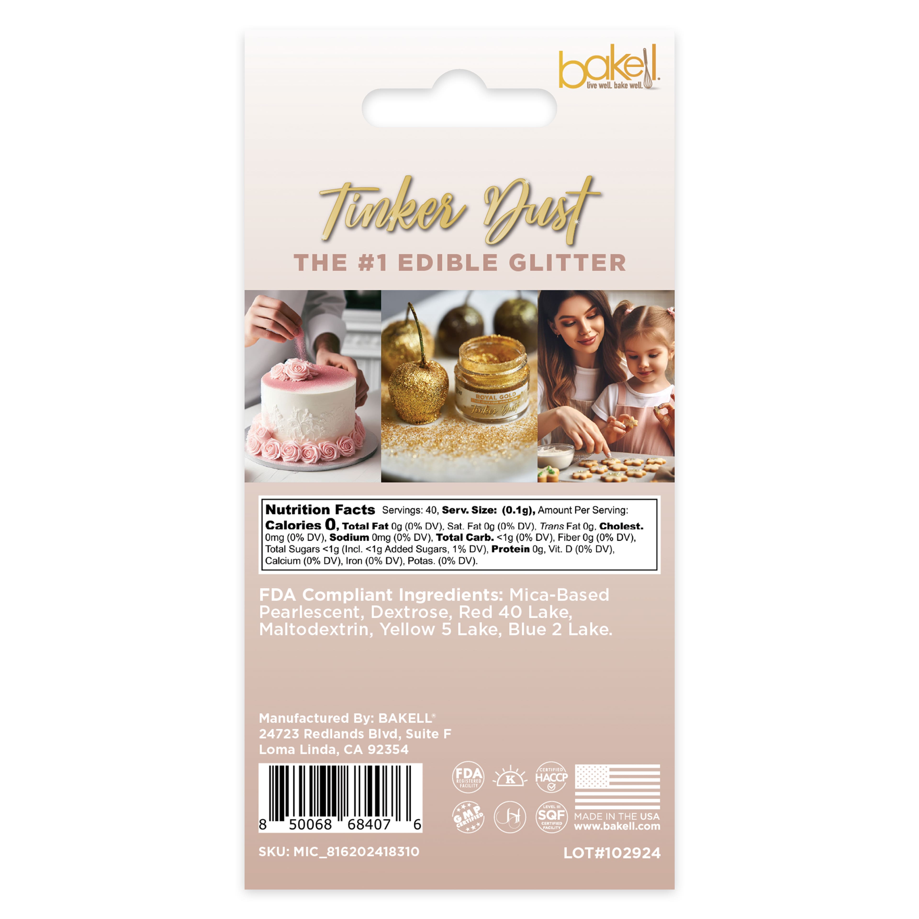 Bakell&#xAE; Tinker Dust Edible Glitter