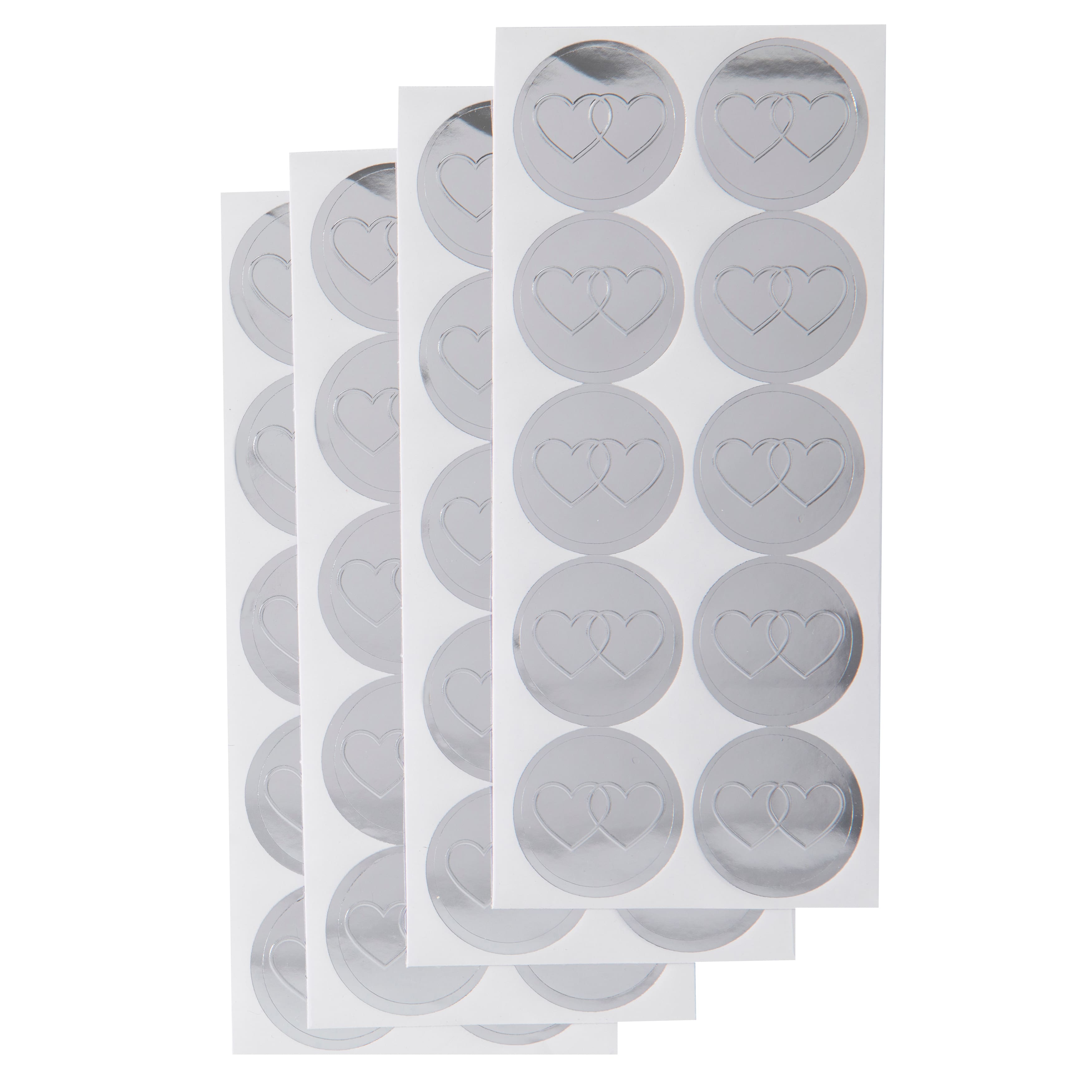 Silver Hearts Envelope Seals by Recollections™
