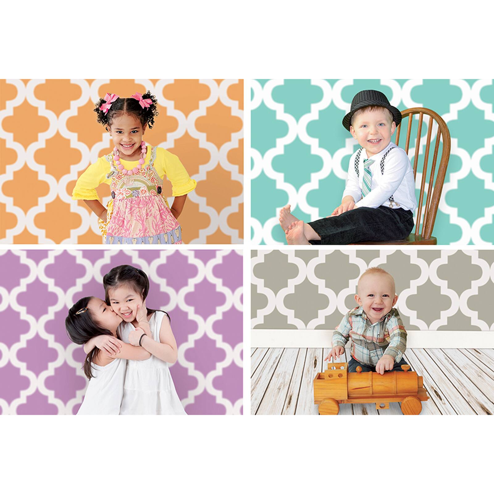 Ella Bella® Assorted Mediterranean 48" x 12ft. Photography Backdrop Paper Rolls, 4ct.