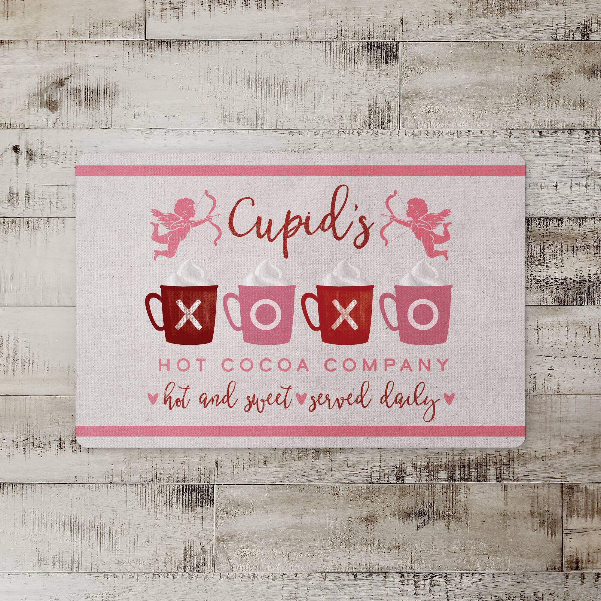 Cupids Hot Cocoa Company 27" x 18" Floor Mat