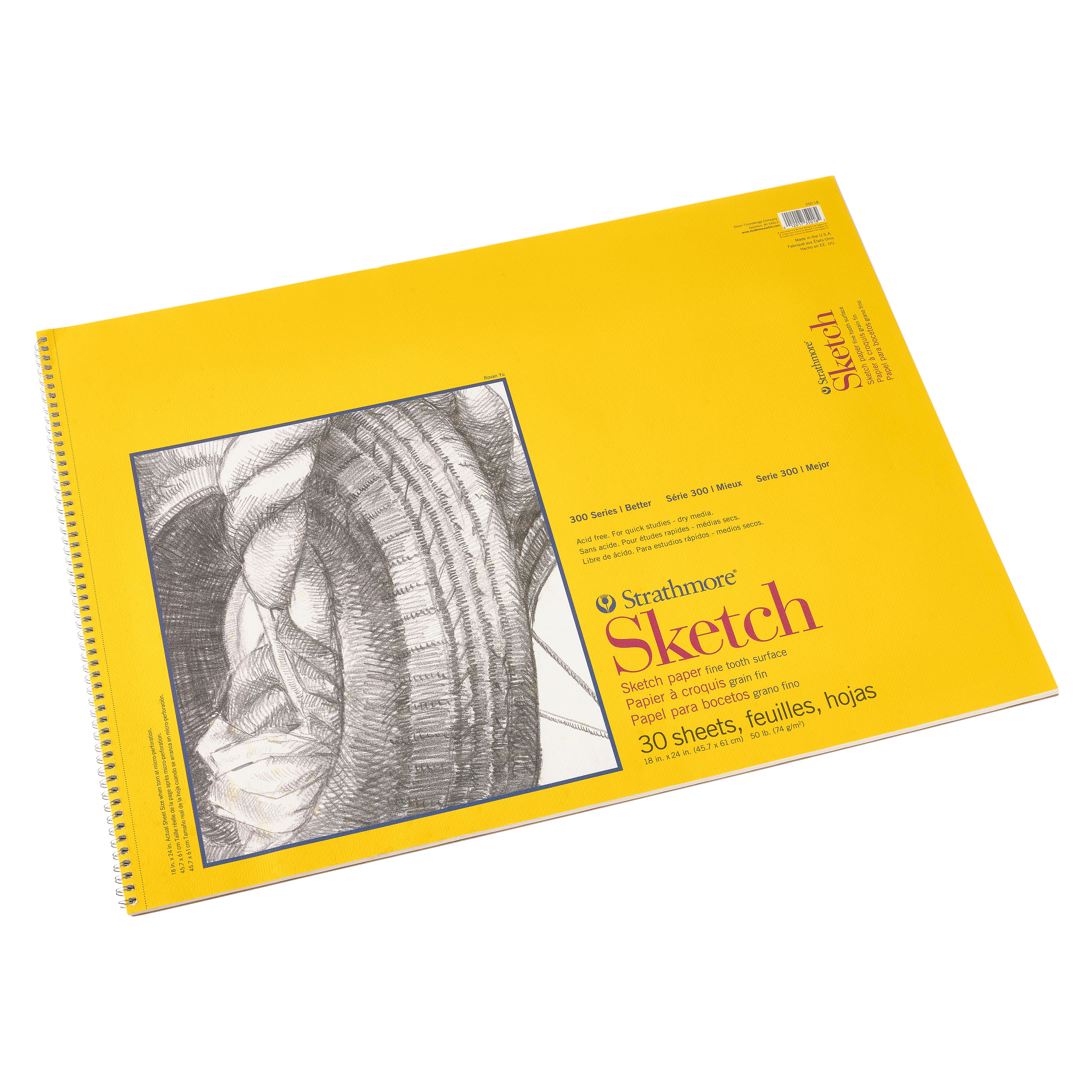 12 Pack: Strathmore® 300 Series Wired Sketch Paper Pad
