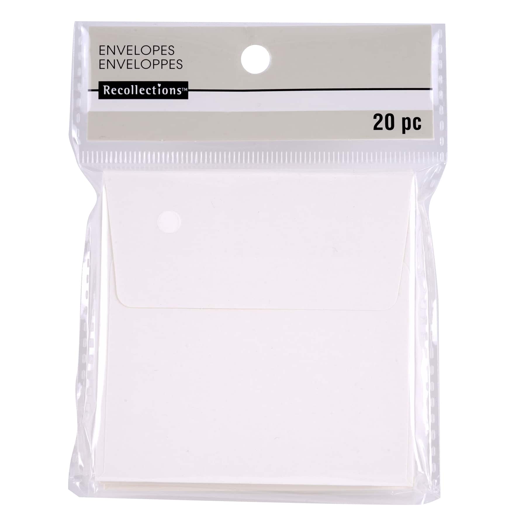 12 Packs: 20 ct. (240 total) Ivory Paper Envelopes by Recollections&#x2122;, 3.25&#x22; x 3.25&#x22;
