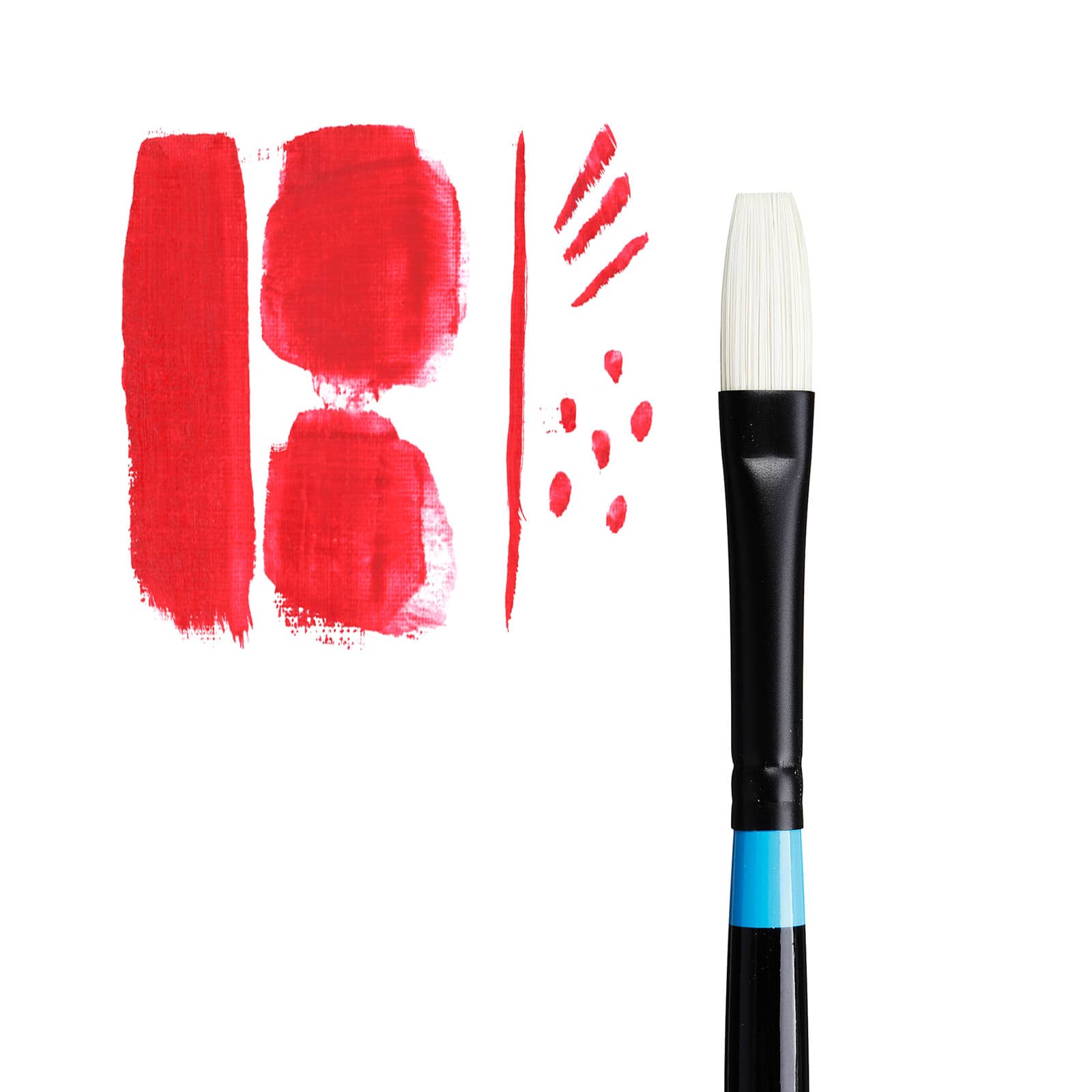 12 Pack: Princeton&#x2122; Aspen&#x2122; Series 6500 Long Handle Flat Brush
