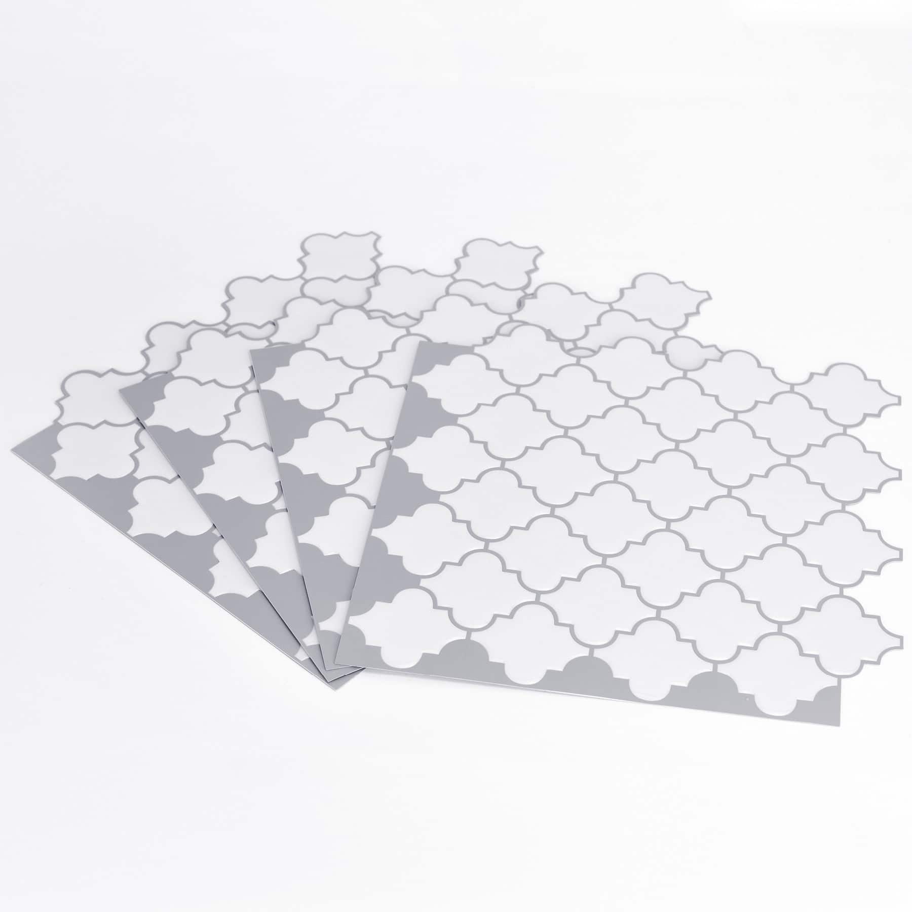 InHome Quatrefoil Peel & Stick Backsplash Tiles