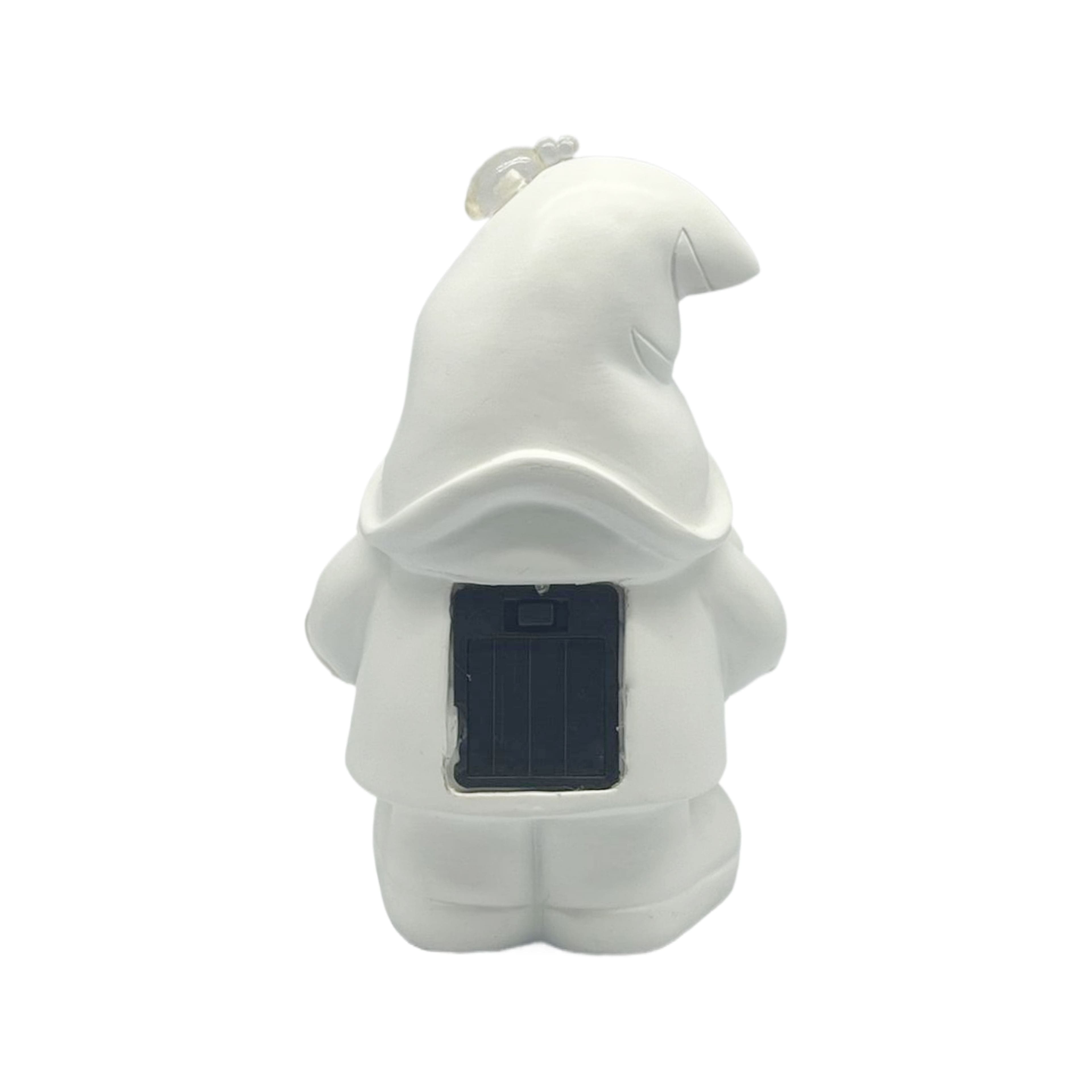 7&#x22; Solar LED Gnome with Flowers DIY D&#xE9;cor by Make Market&#xAE;