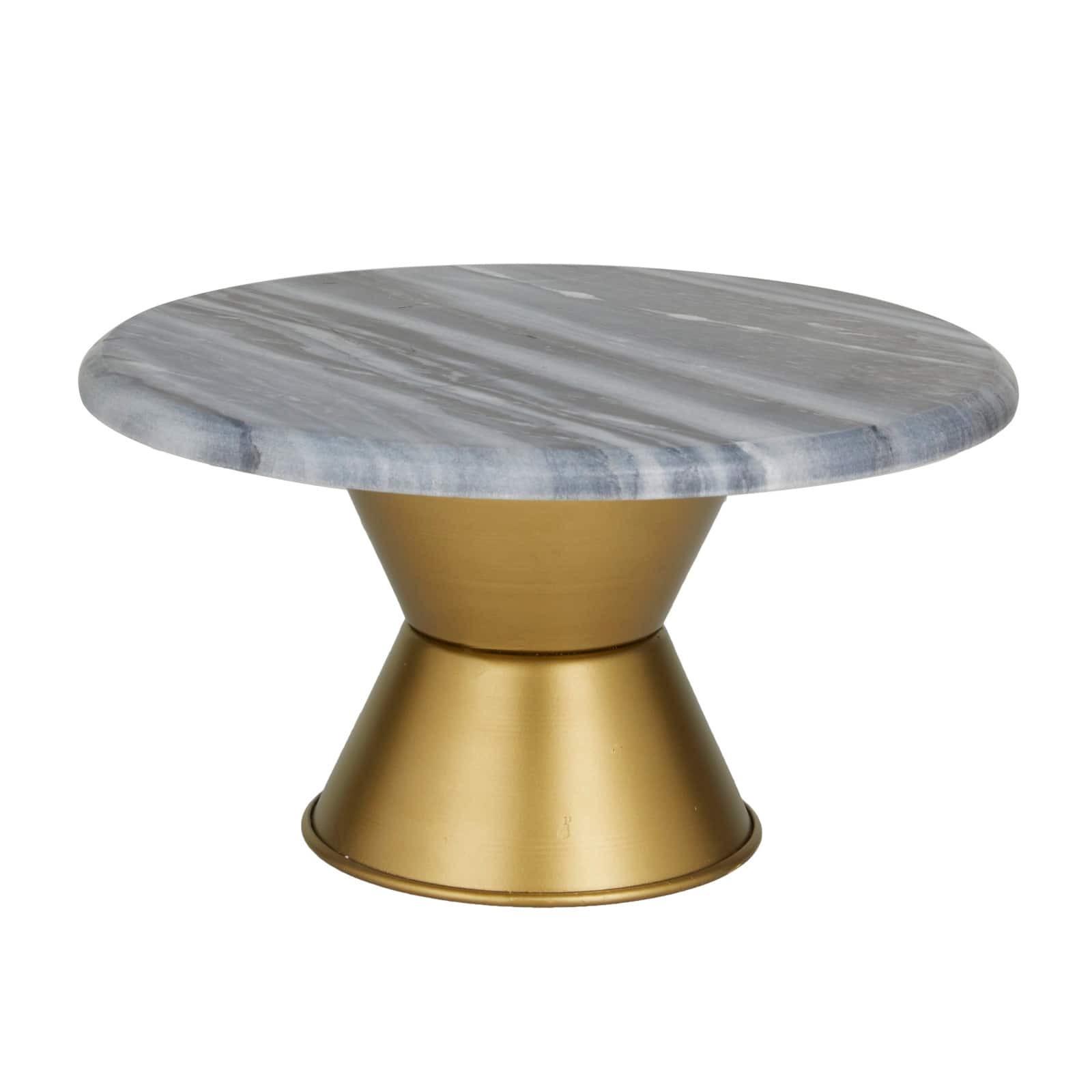 Grey Glam Cake Stand, 12&#x22; x 12&#x22; x 6&#x22;