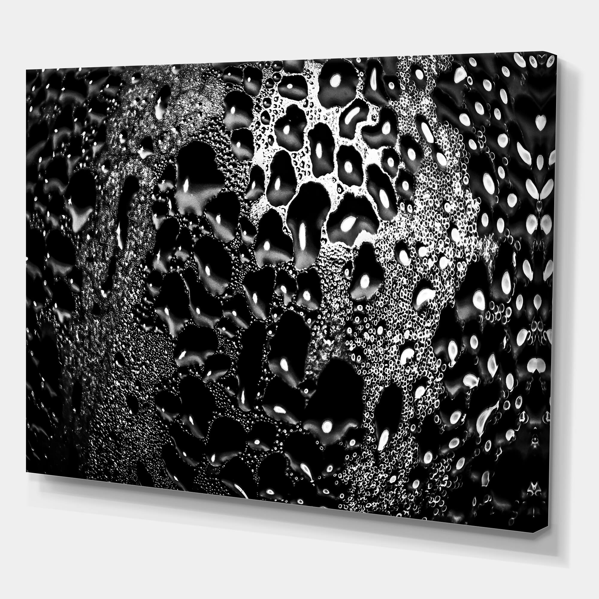 Designart - Abstract Droplets 15 - Modern & Contemporary Premium Canvas Wall Art