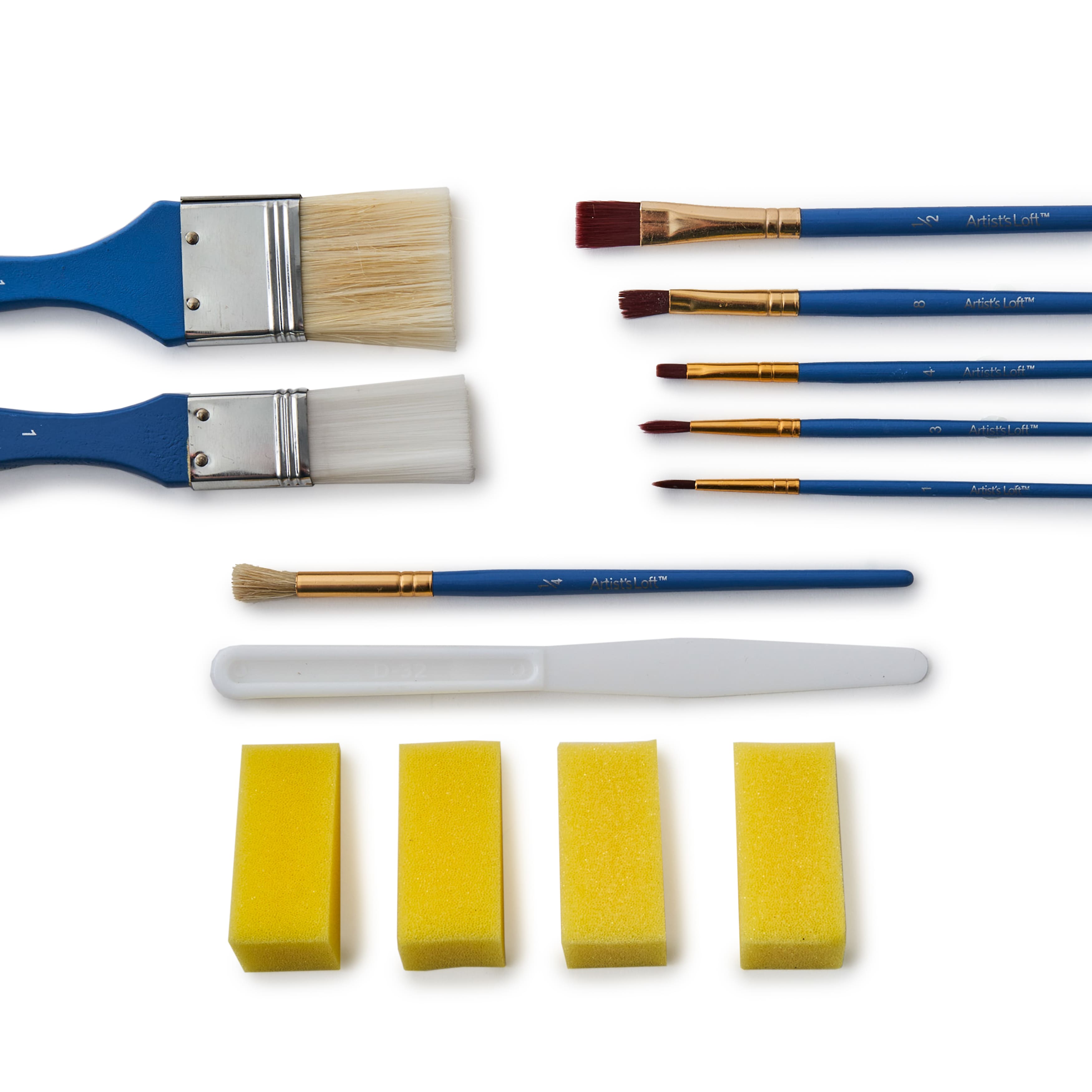 12 Pack: Mixed Media Brush Set by Artist&#x27;s Loft&#x2122; Fundamentals&#x2122;