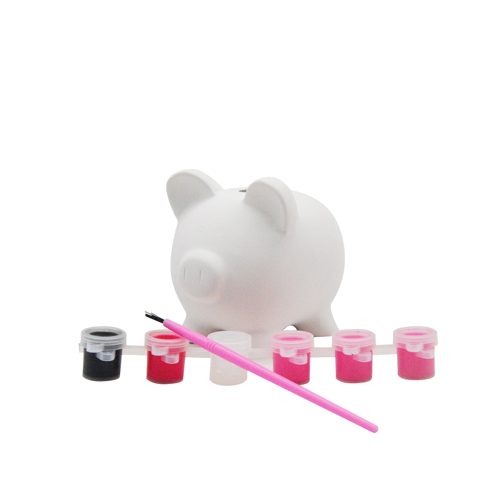 12 Pack: 3D Piggy Bank Ceramic Kit by Creatology&#x2122;