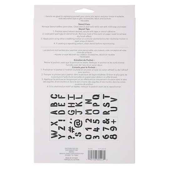 3" Bold Letters Alphabet Stencils by Craft Smart® | Michaels