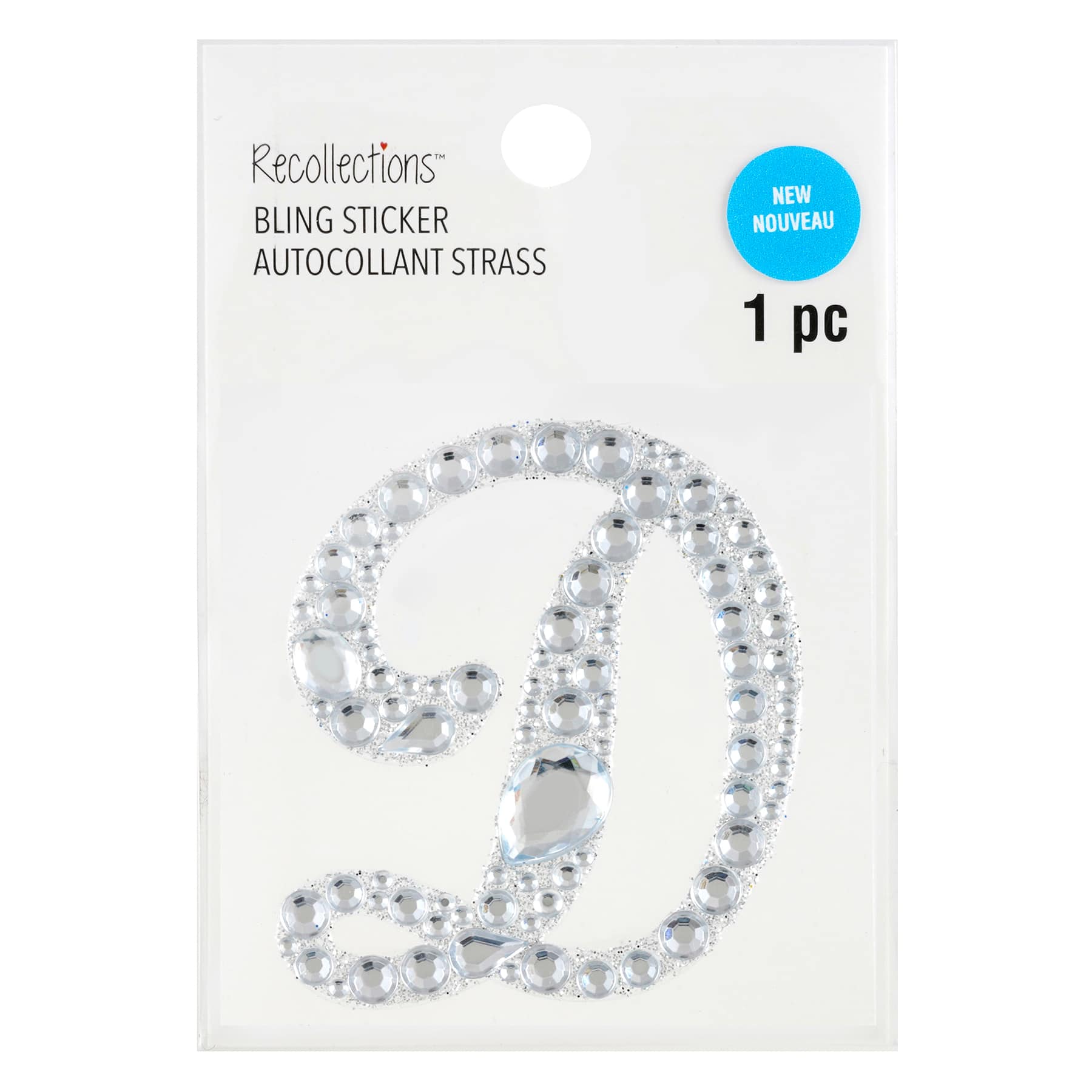 12 Pack: Bling Alphabet Letter Sticker by Recollections&#x2122;