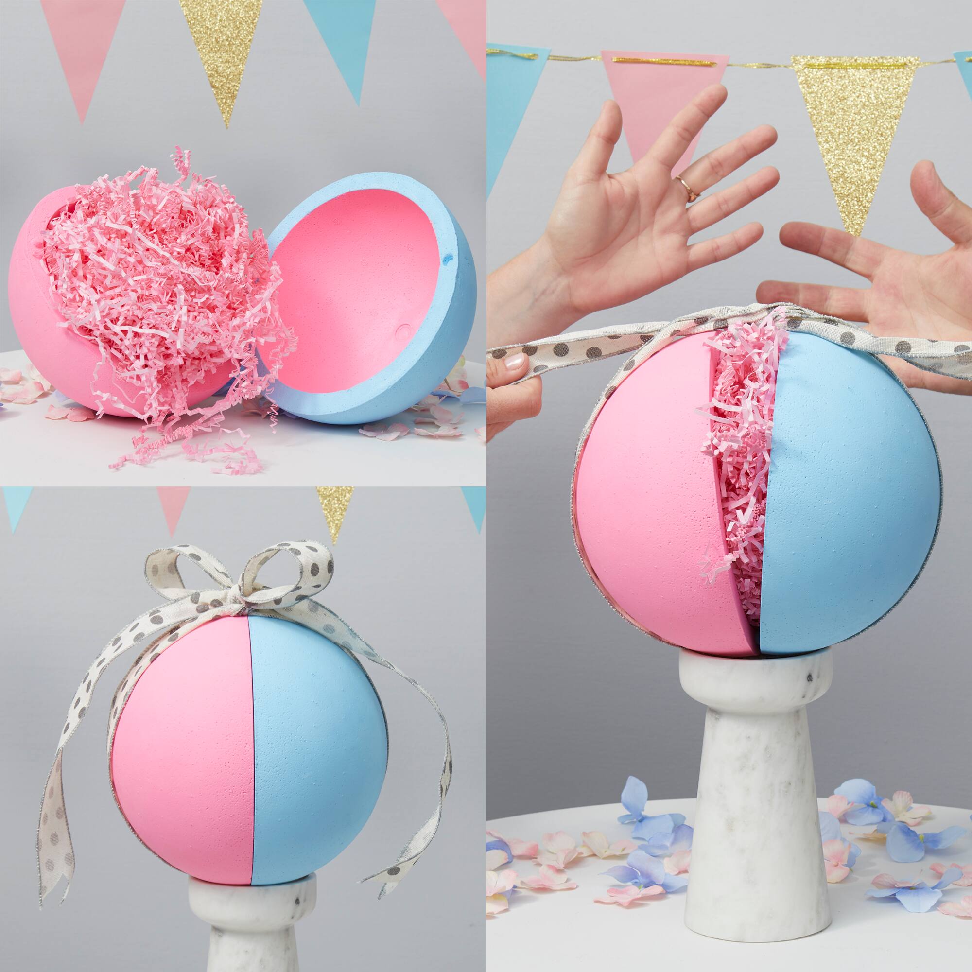 12 Pack: FloraCraft® SmoothFōM® 9.9" Hollow Foam Half Ball