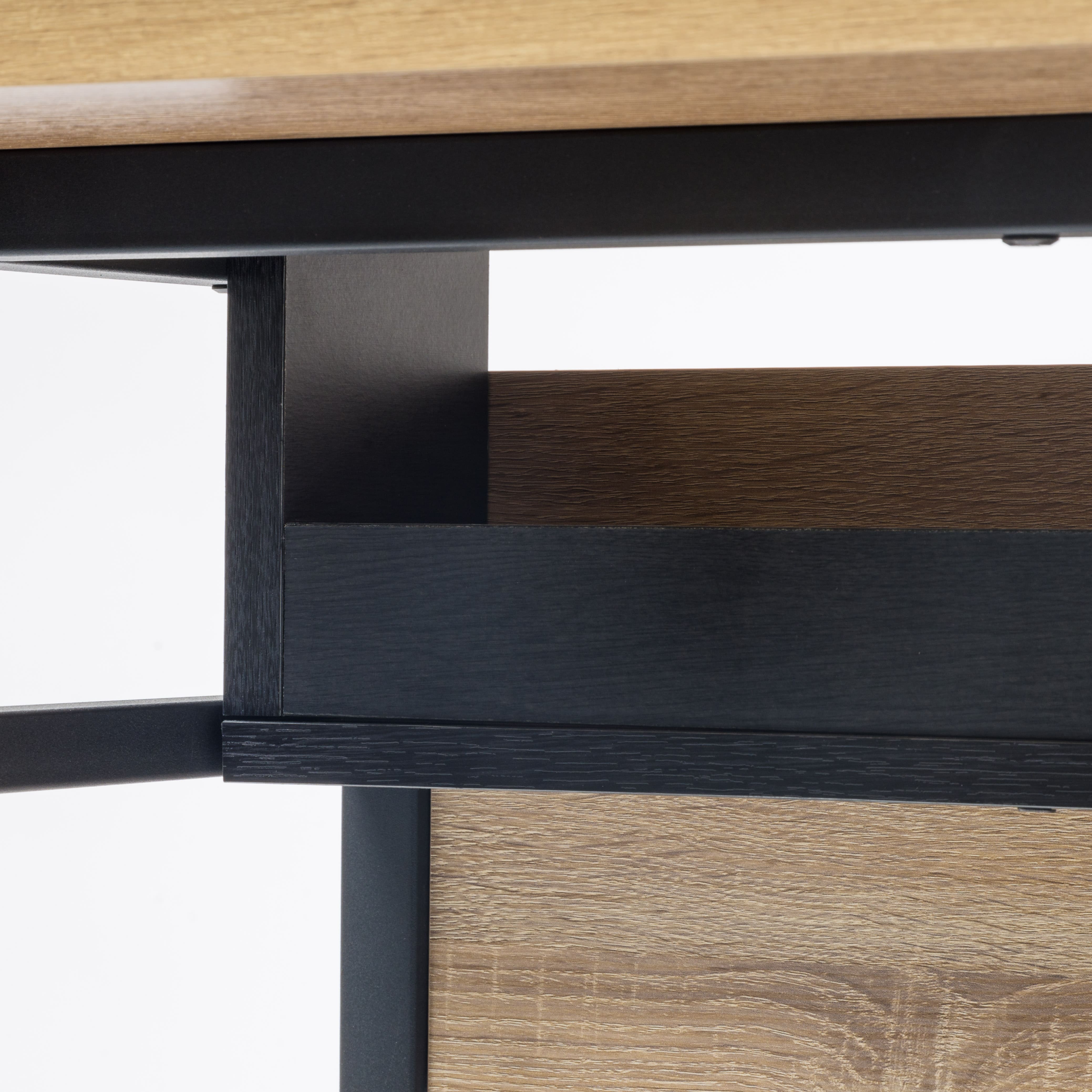 Iris&#xAE; Rustic Brown Computer Desk