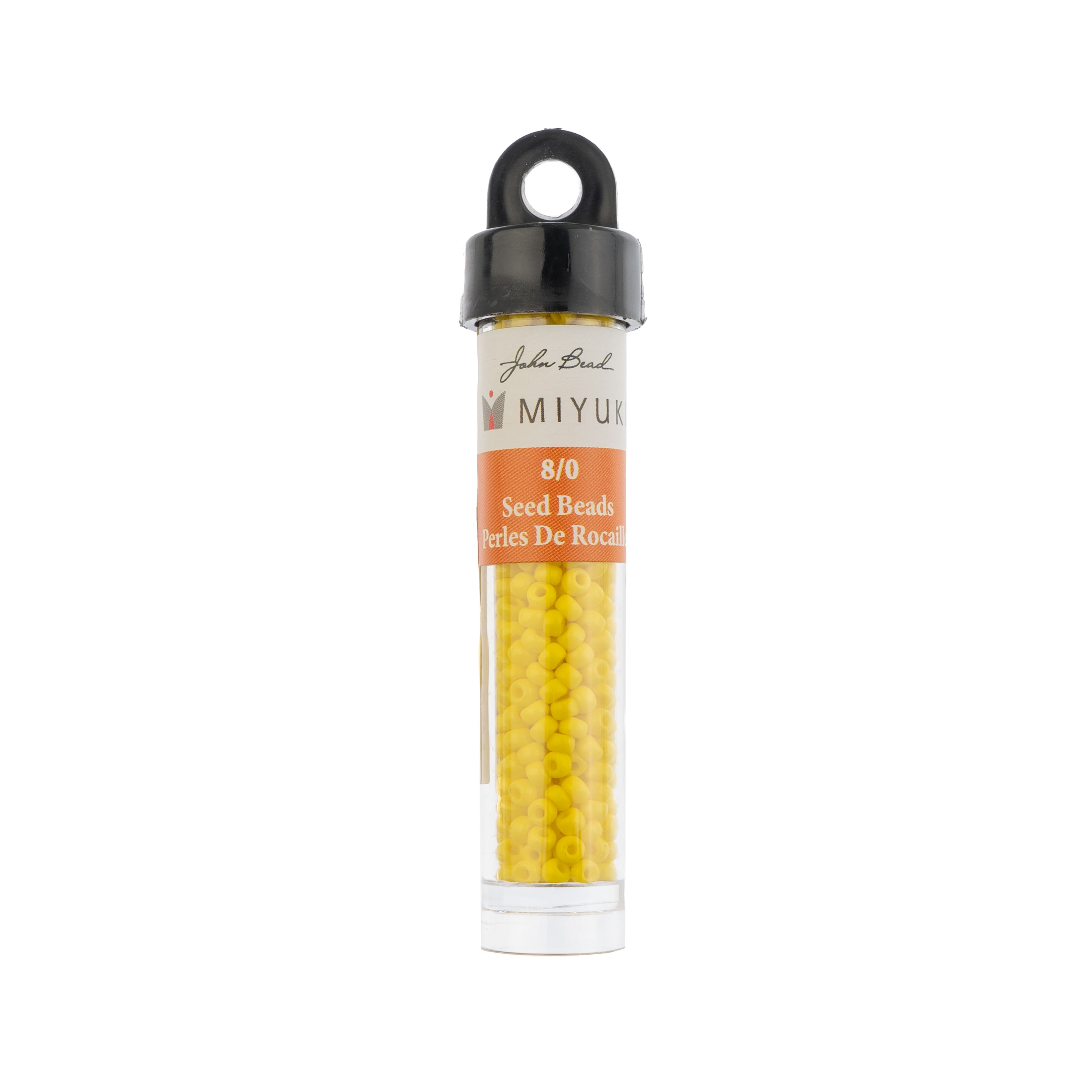 John Bead 8/0 Miyuki Glass Seed Beads, 12g