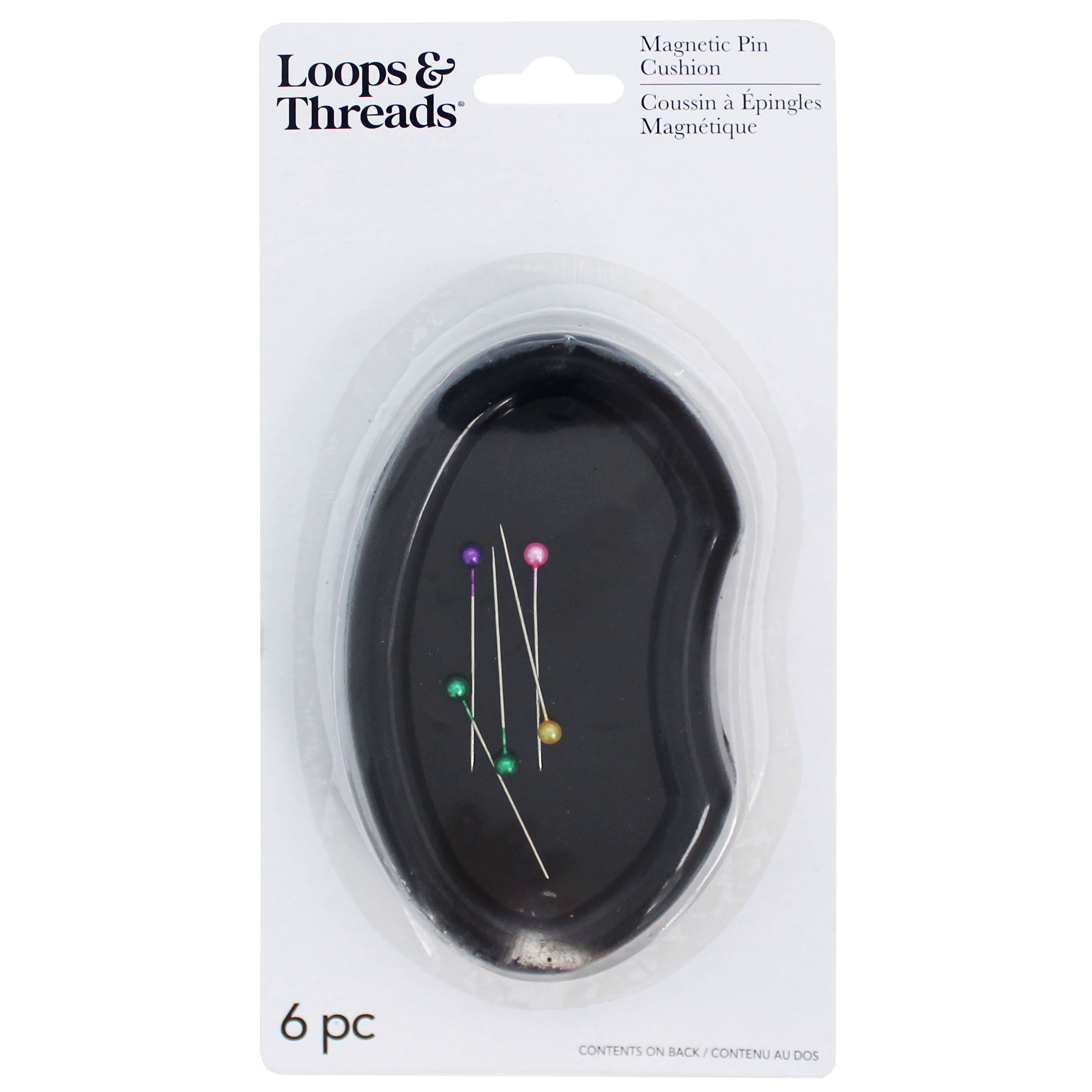 Black Magnetic Pin Cushion By Loops &#x26; Threads&#x2122;