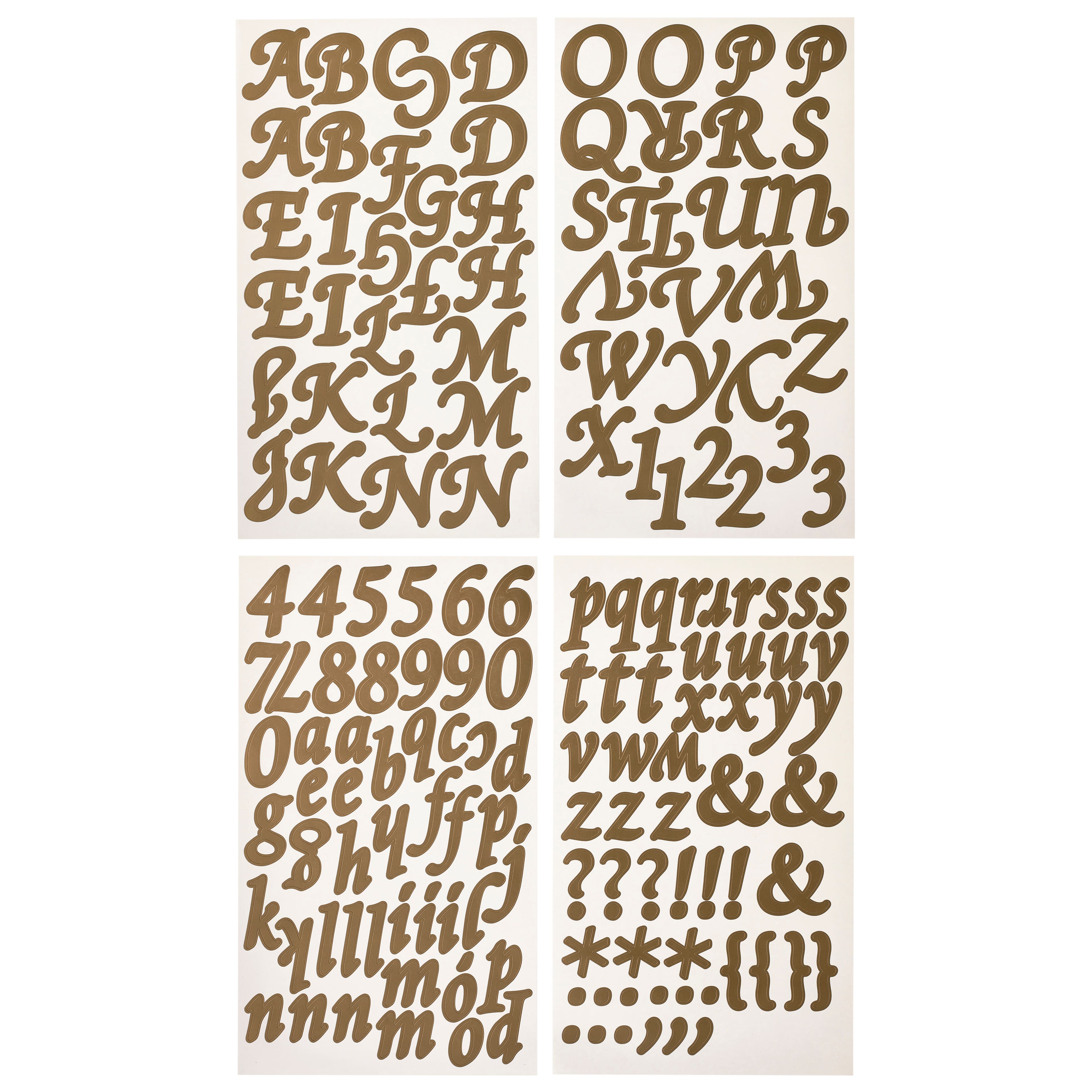 Black Mini Font Letter & Number Stickers by Recollections™