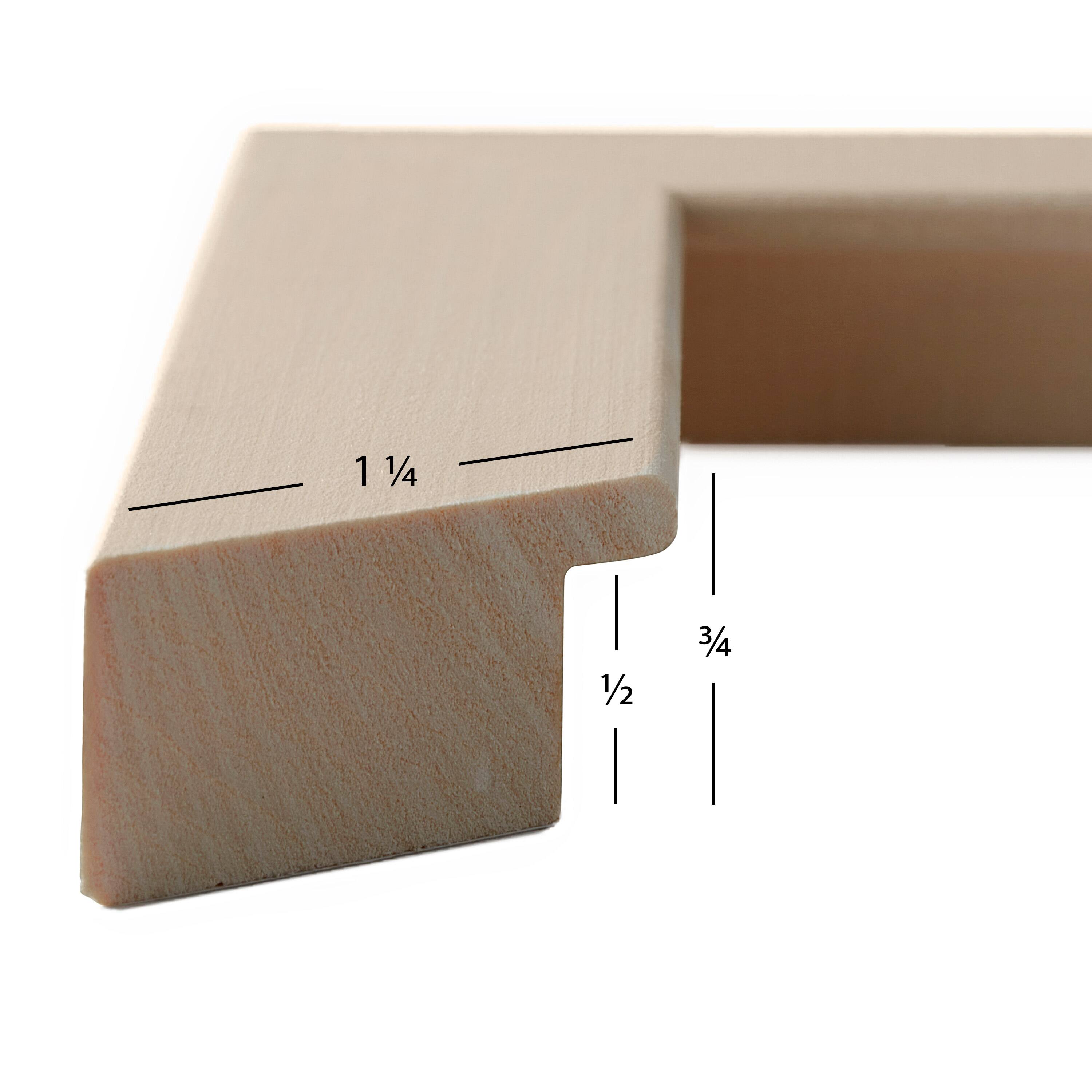 Craig Frames Basswood 125 Unfinished DIY Picture Frame