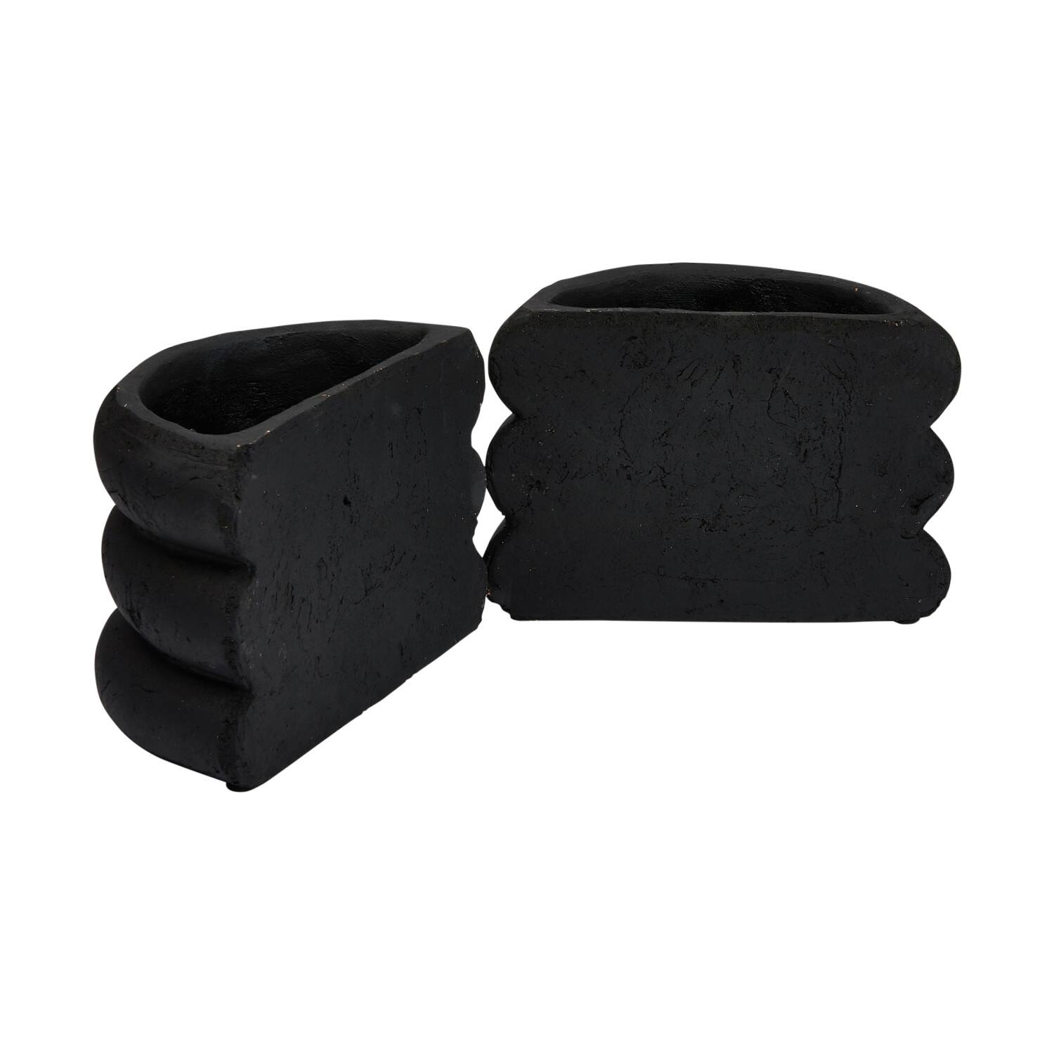 Hello Honey® Terracotta Half Circle Vase Bookends, 2ct.