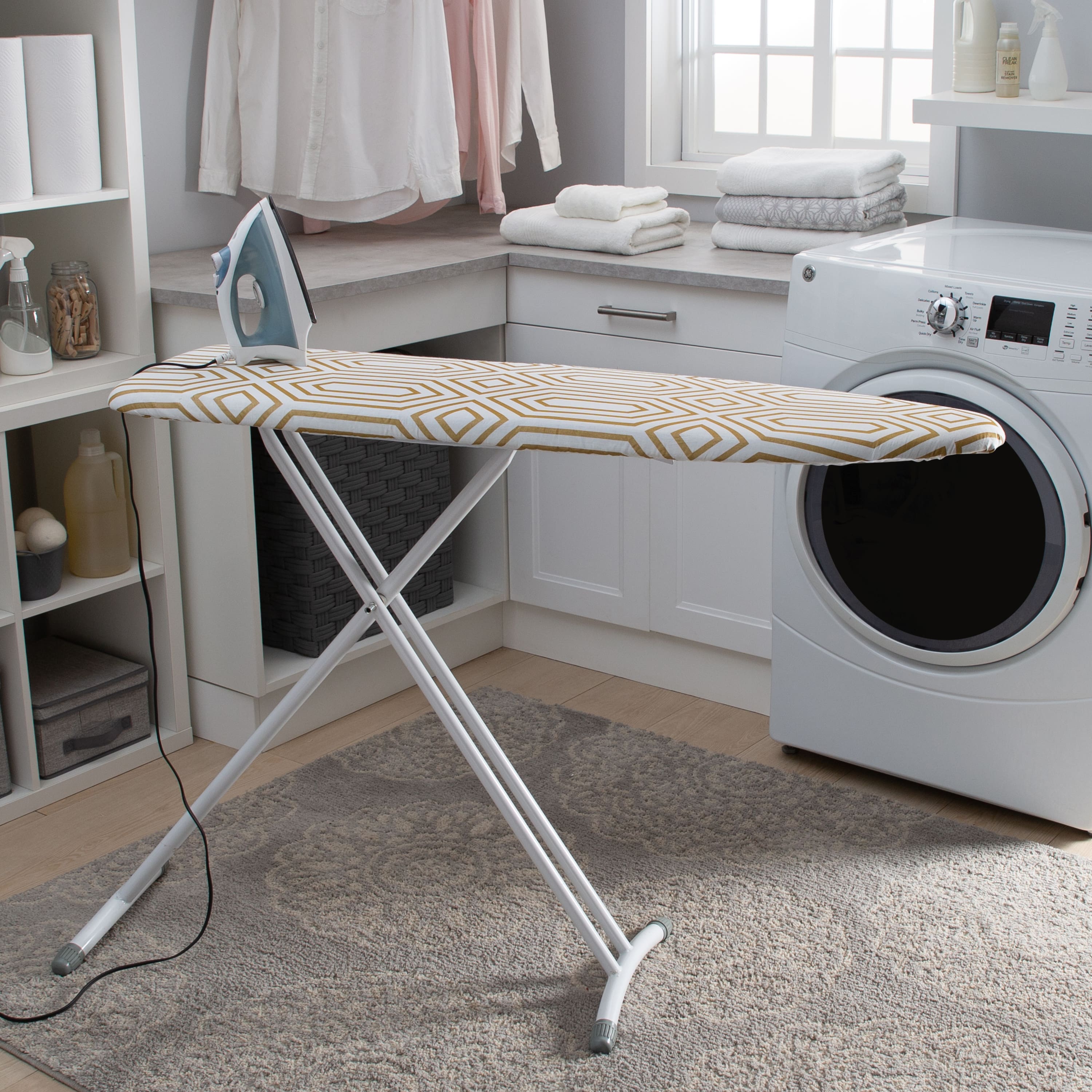 Simplify Gold Scorch Resistant Ironing Board Cover &#x26; Pad