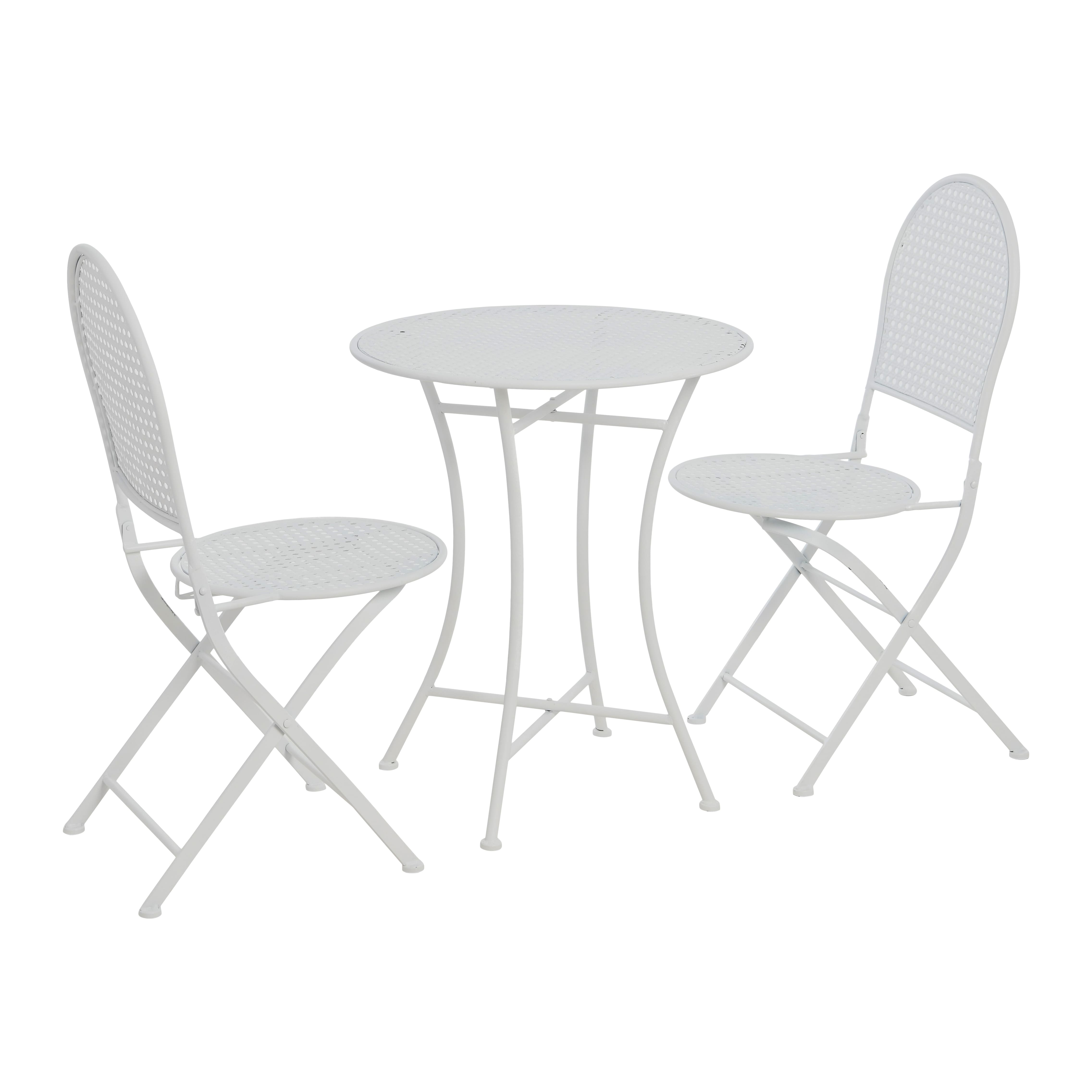 Hello Honey® Metal Cane Outdoor Bistro Patio Set