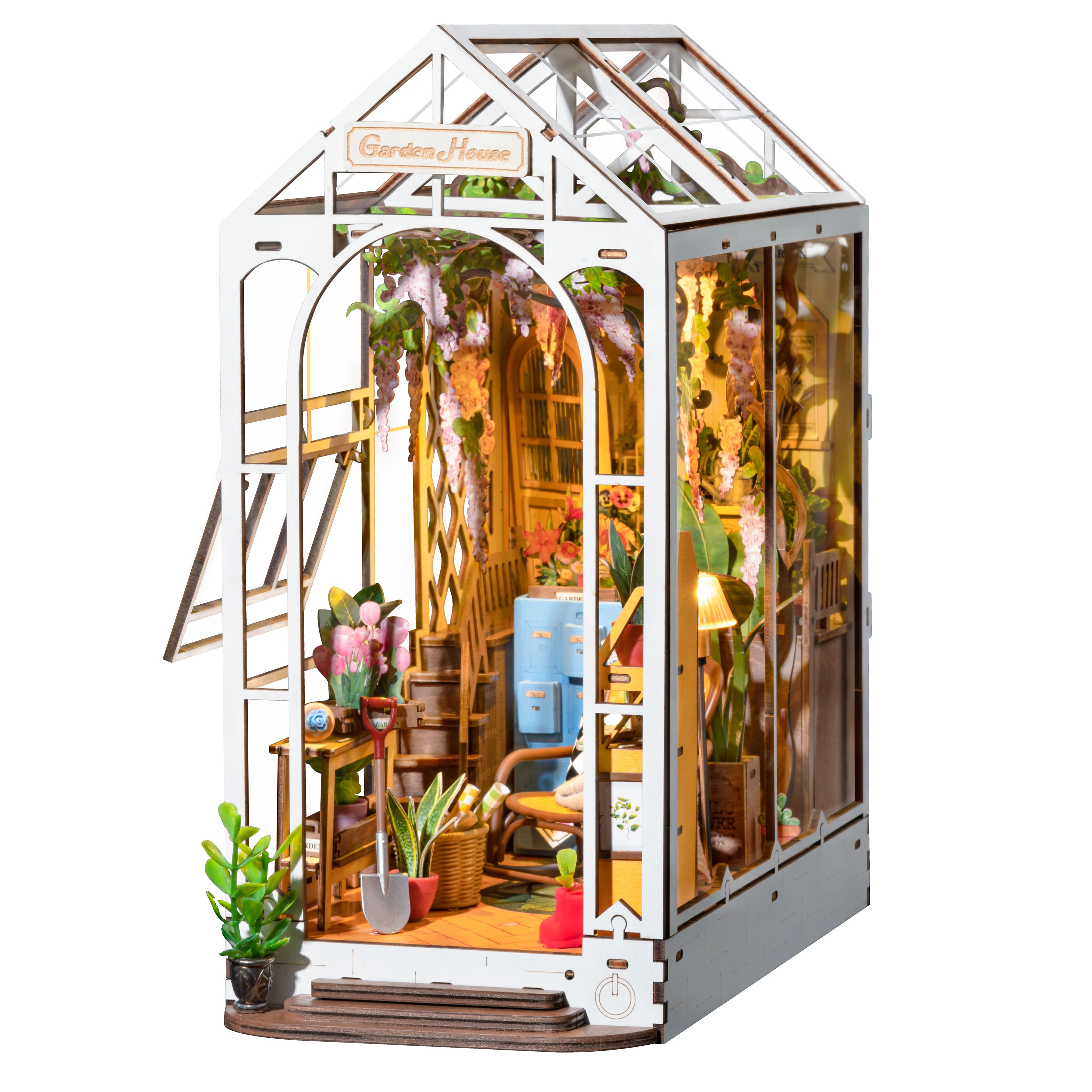 Rolife® Garden House DIY Book Nook Shelf Insert Kit