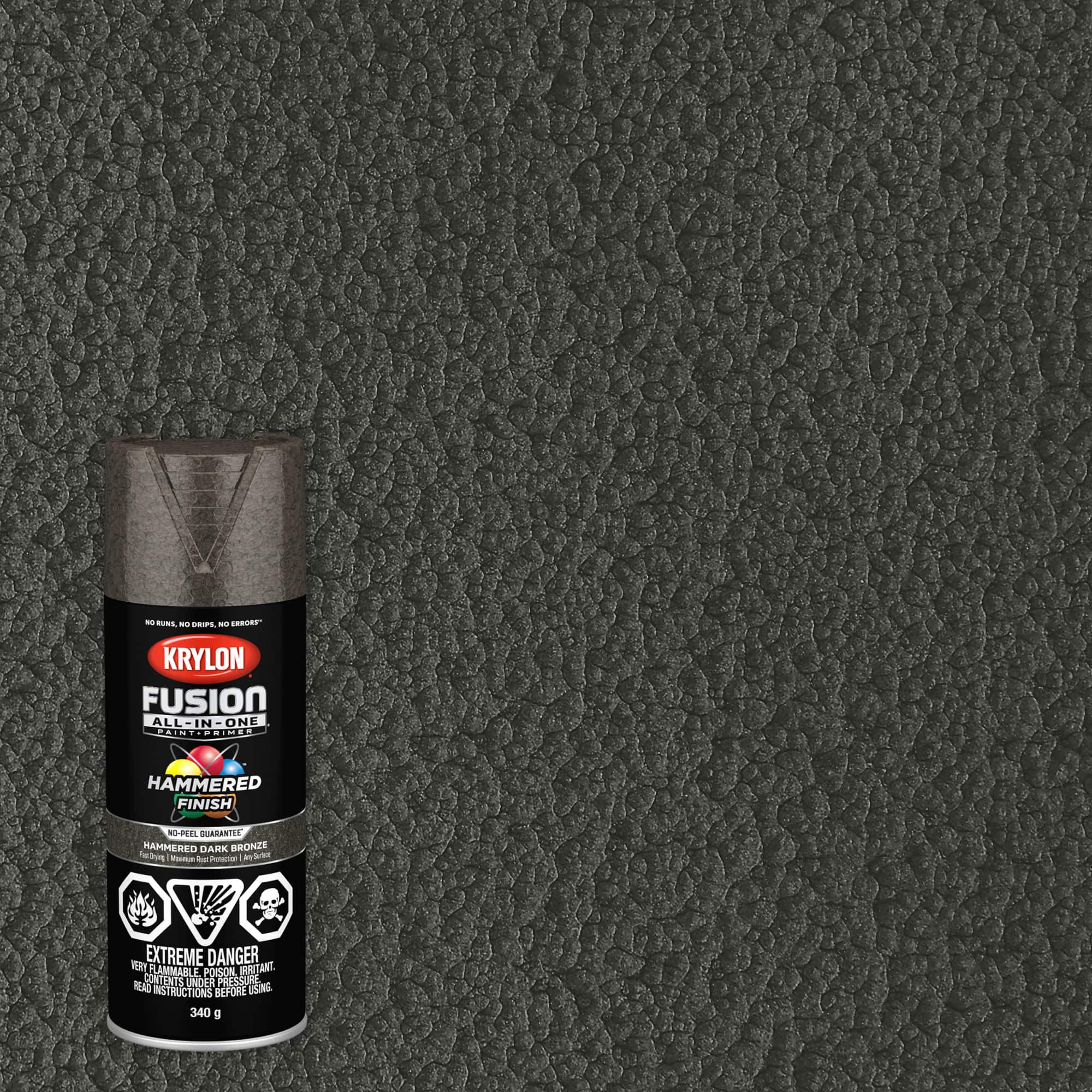 Peinture en aérosol à fini d’aspect martelé Fusion All-In-One de Krylon