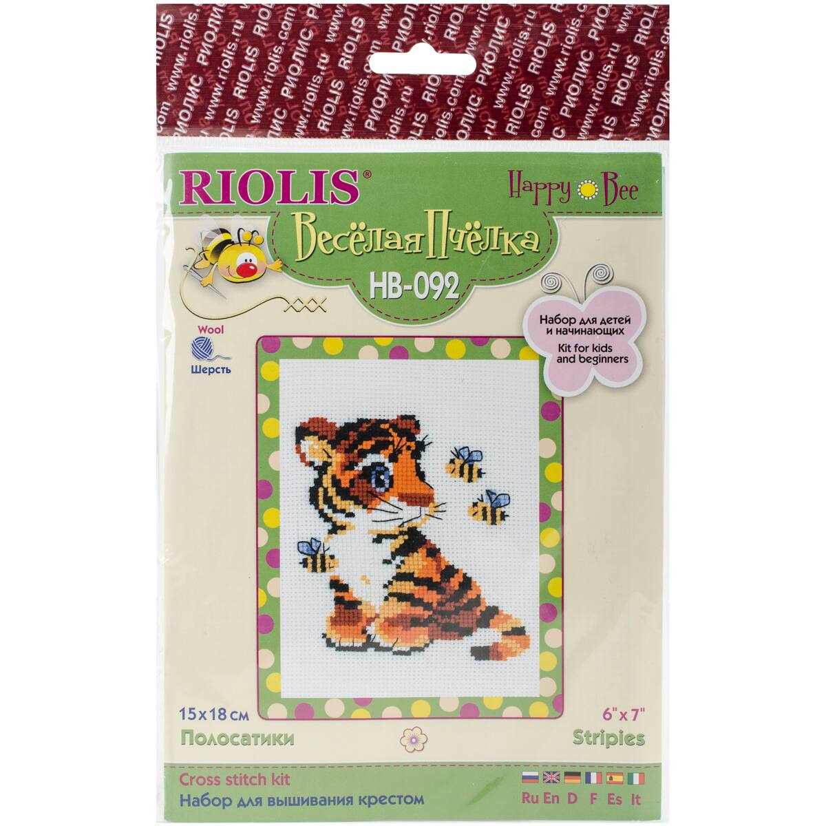 RIOLIS Stripies Counted Cross Stitch Kit