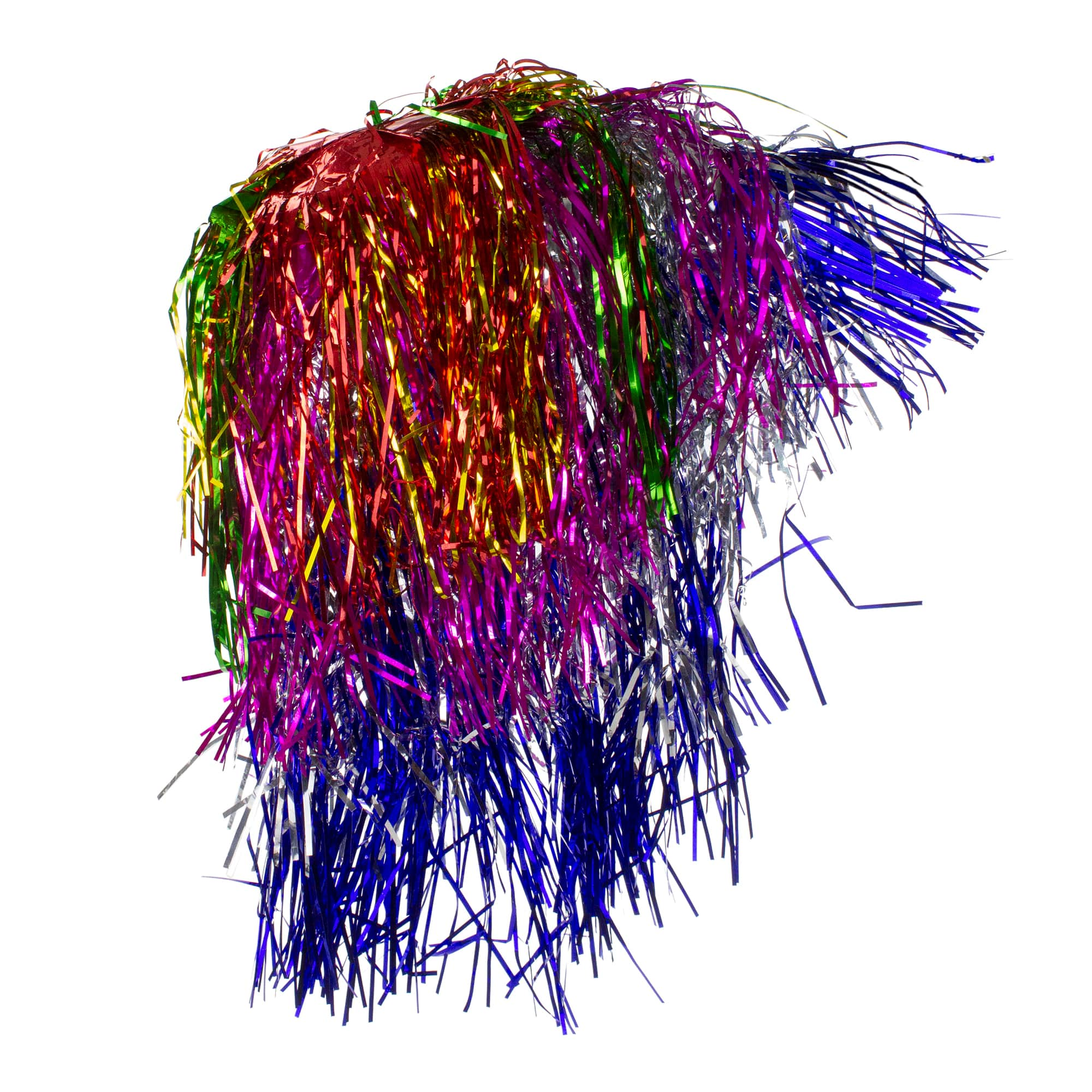 Multicolor Tinsel Adult Wig Halloween Costume