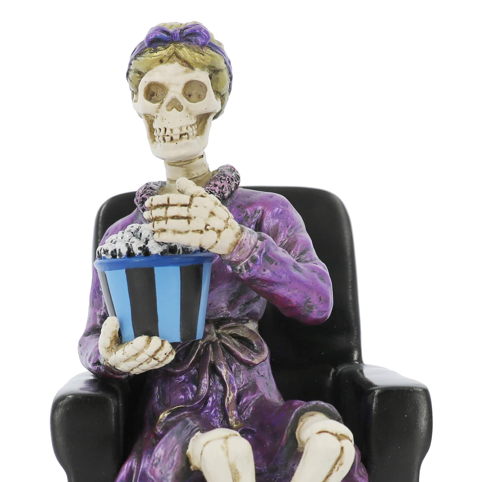 7&#x22; Skeleton at a Movie with Popcorn Tabletop D&#xE9;cor by Ashland&#xAE;