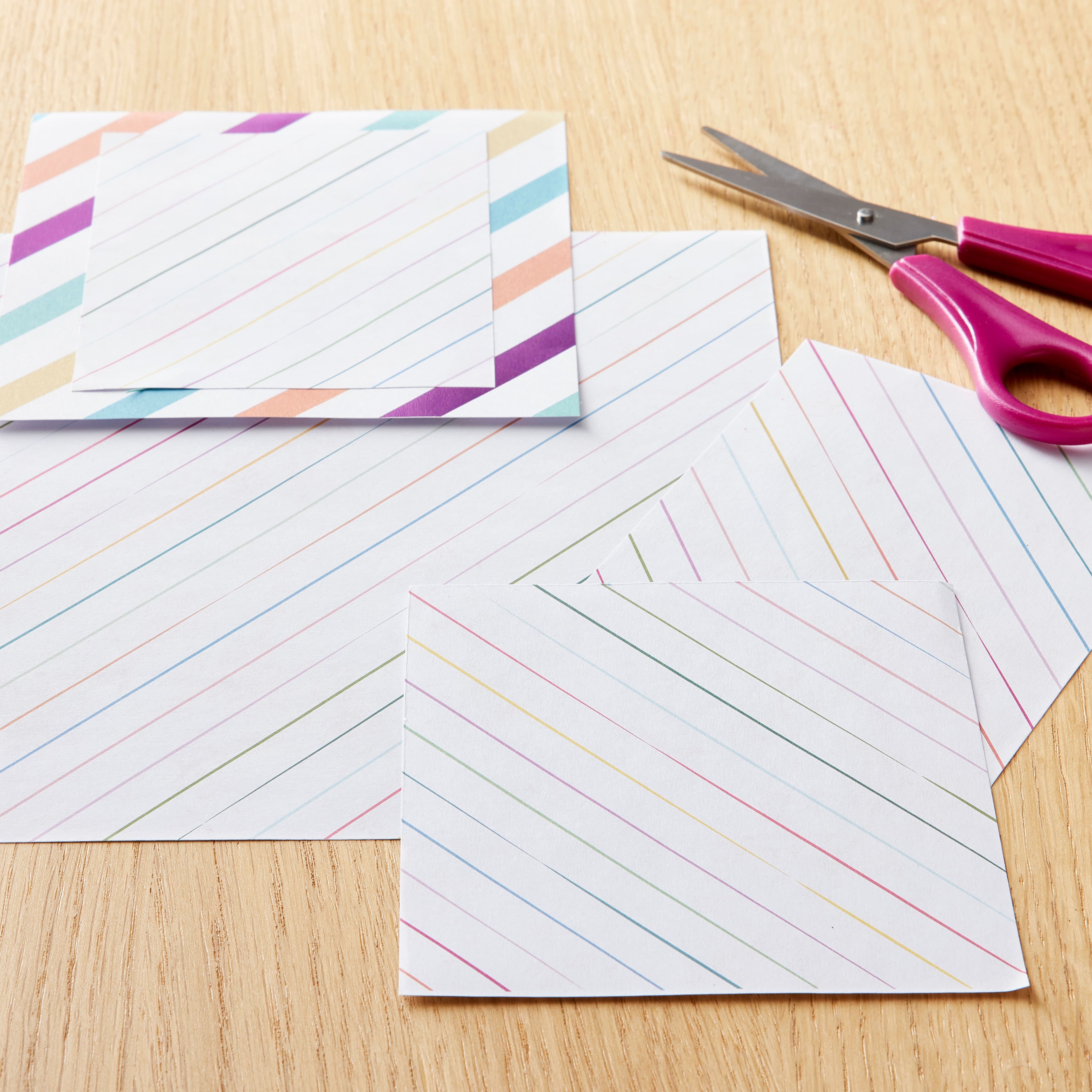 Multicolor Stripes Cardstock Paper by Recollections&#x2122;, 12&#x22; x 12&#x22;
