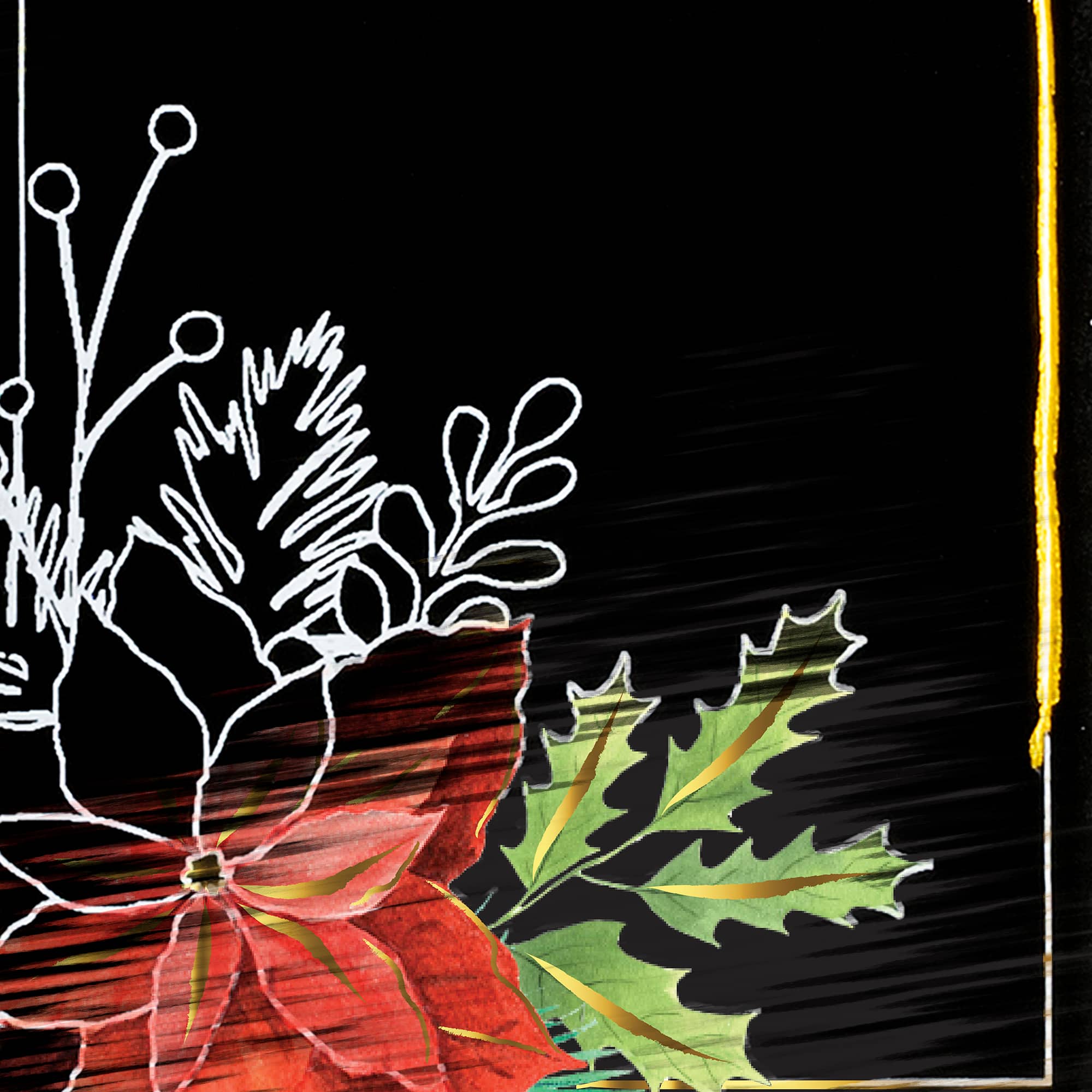 Brea Reese&#x2122; Holiday Floral Scratch Art Tags